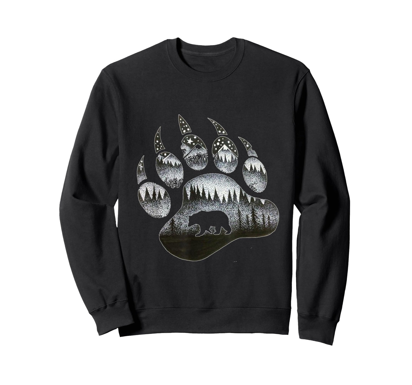 Touching Ghost of the Spirit Bear Paw T Shirt T-Shirt