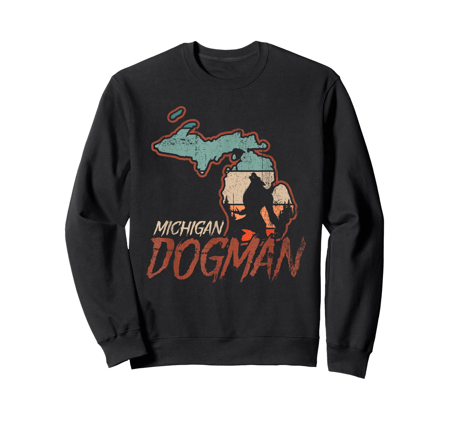 Michigan Dogman Cryptid Society Werewolf Monster T-Shirt