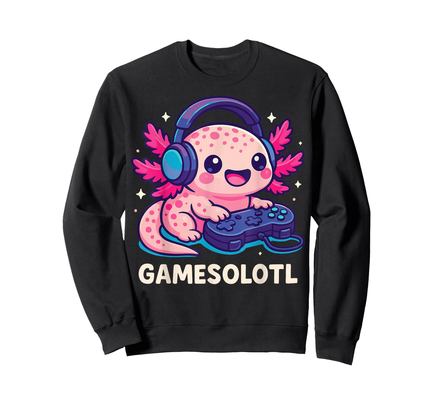 Gamesolotl Axolotl Gamer Gaming Anime T-Shirt