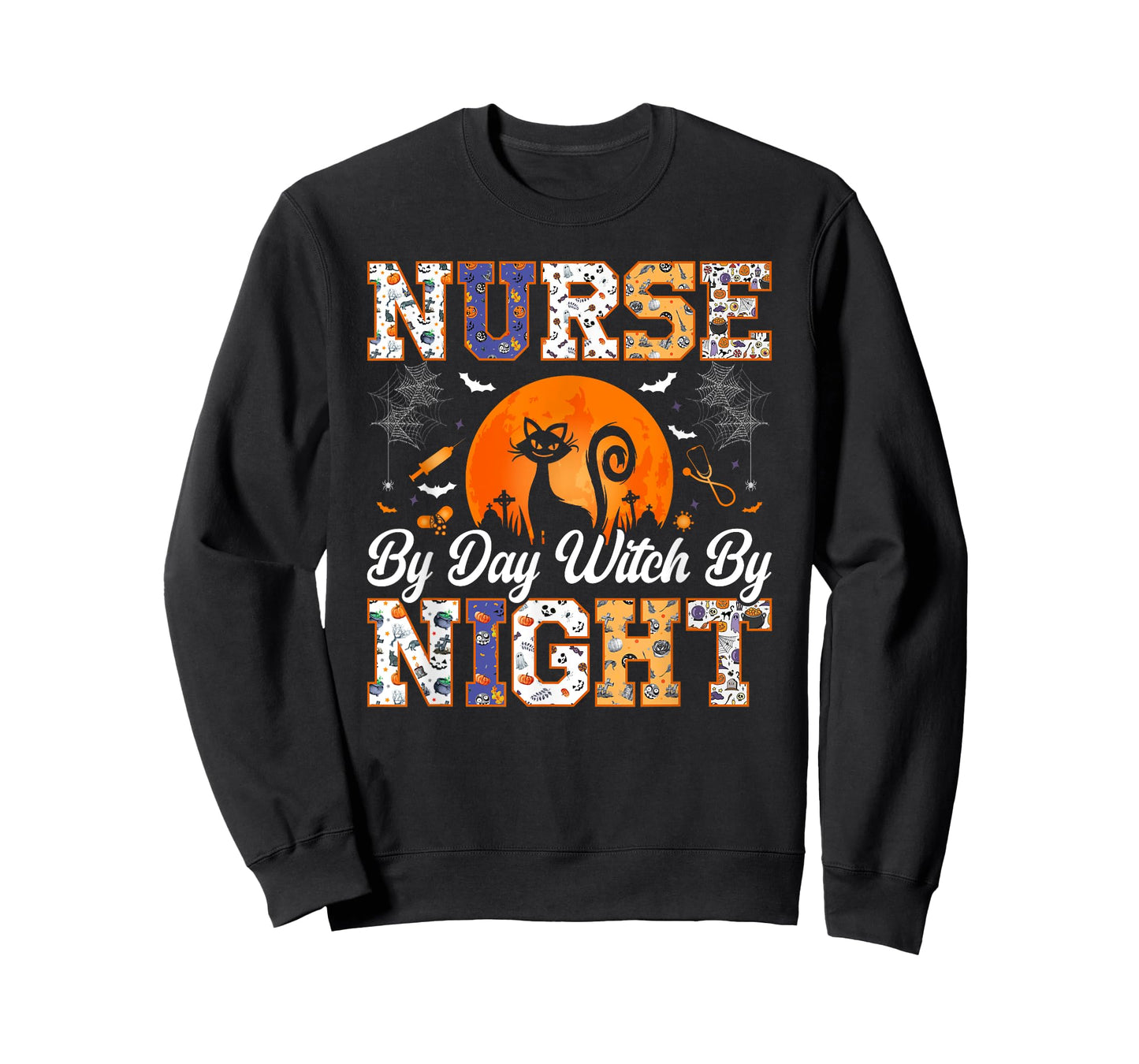 Night Halloween Boo Crew Nurse Halloween For Nurses RN T-Shirt