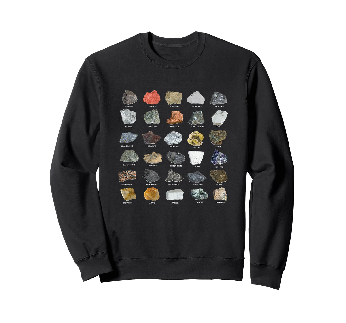 Ore Minerals Gemstones and Crystals Rock Collecting T-Shirt