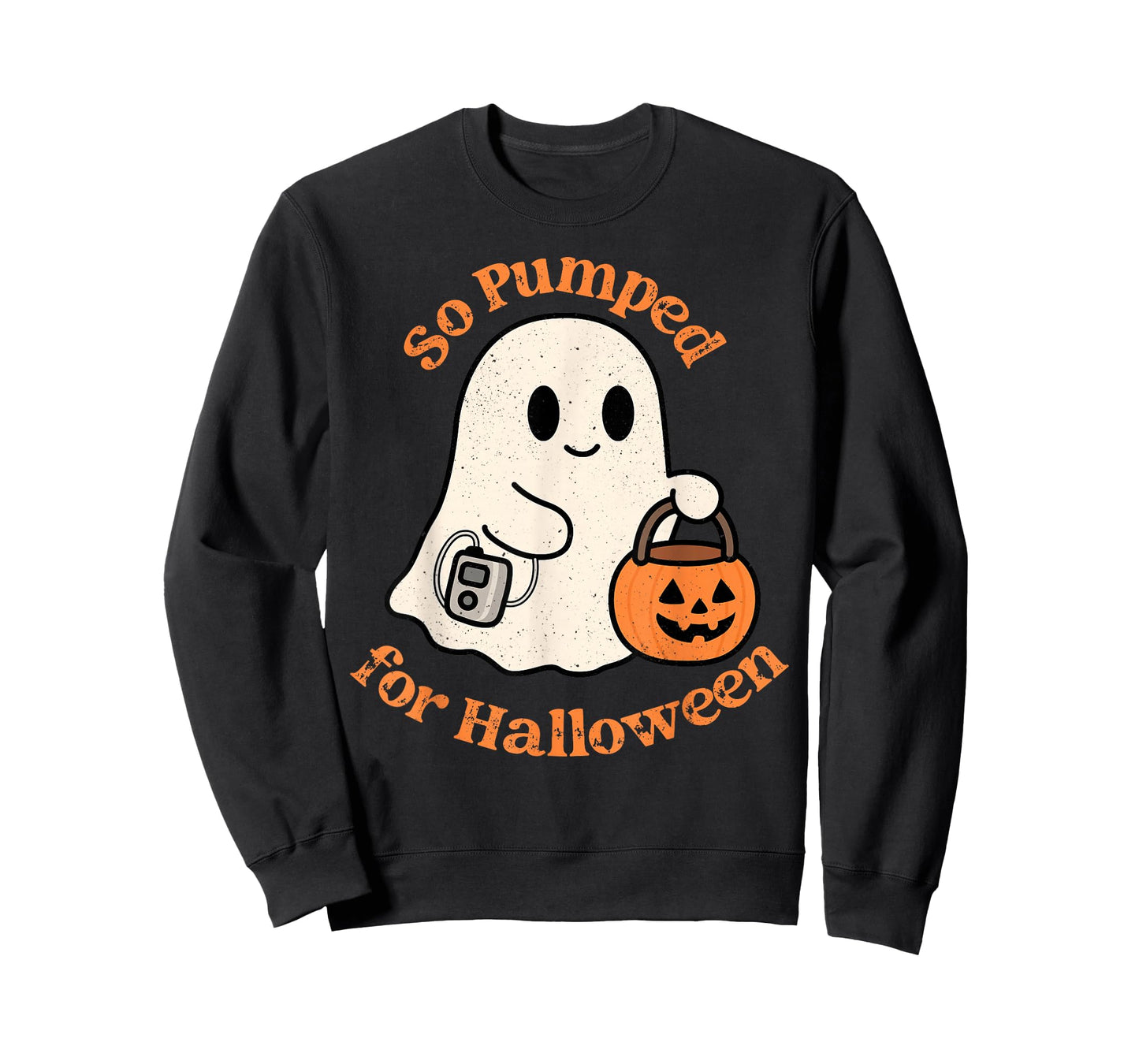 So Pumped for Halloween Cute Boo Ghost Spooky Season T-Shirt
