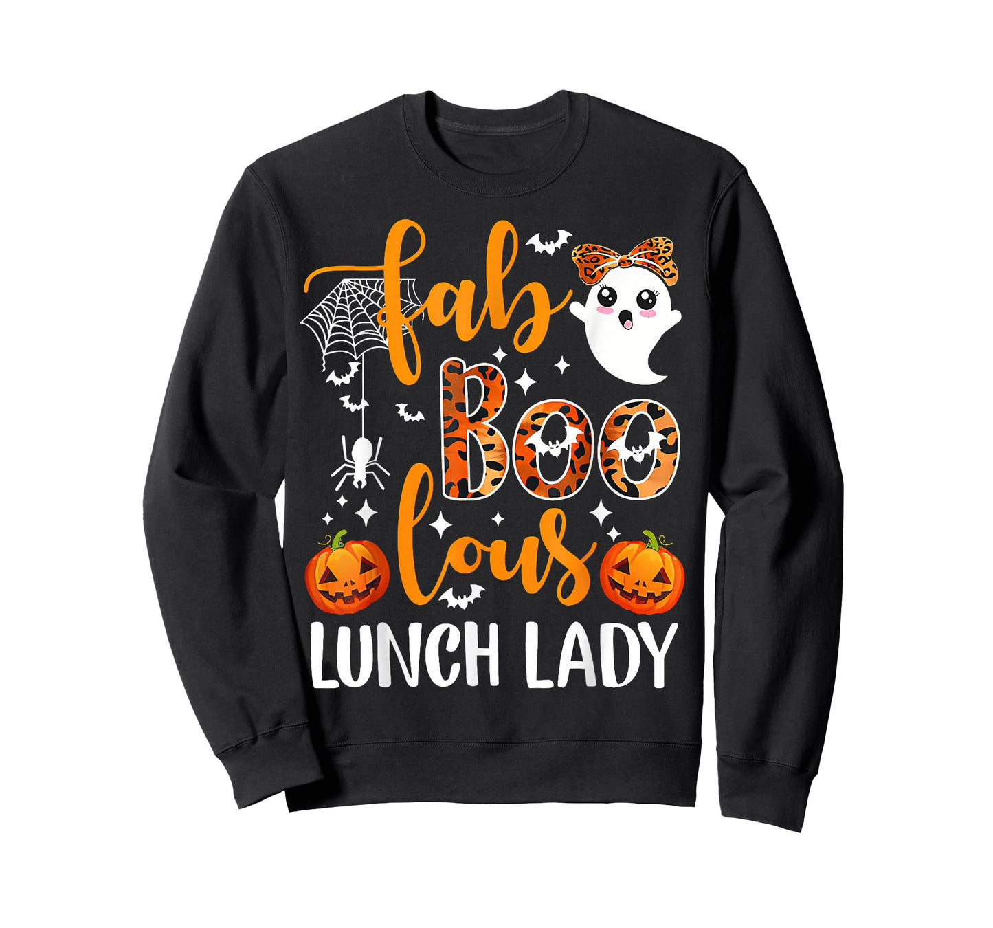 Leopard Fab Boo Lous Lunch Lady Matching Group Tee T-Shirt
