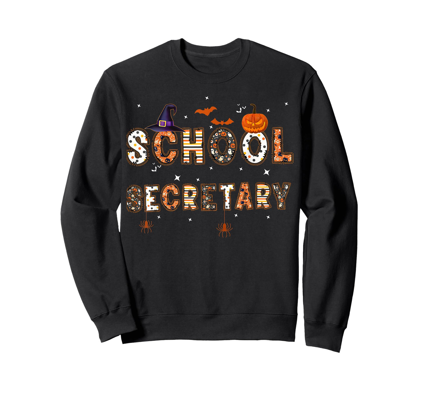 School Secretary Halloween For Scary School Secretary Women T-Shirt