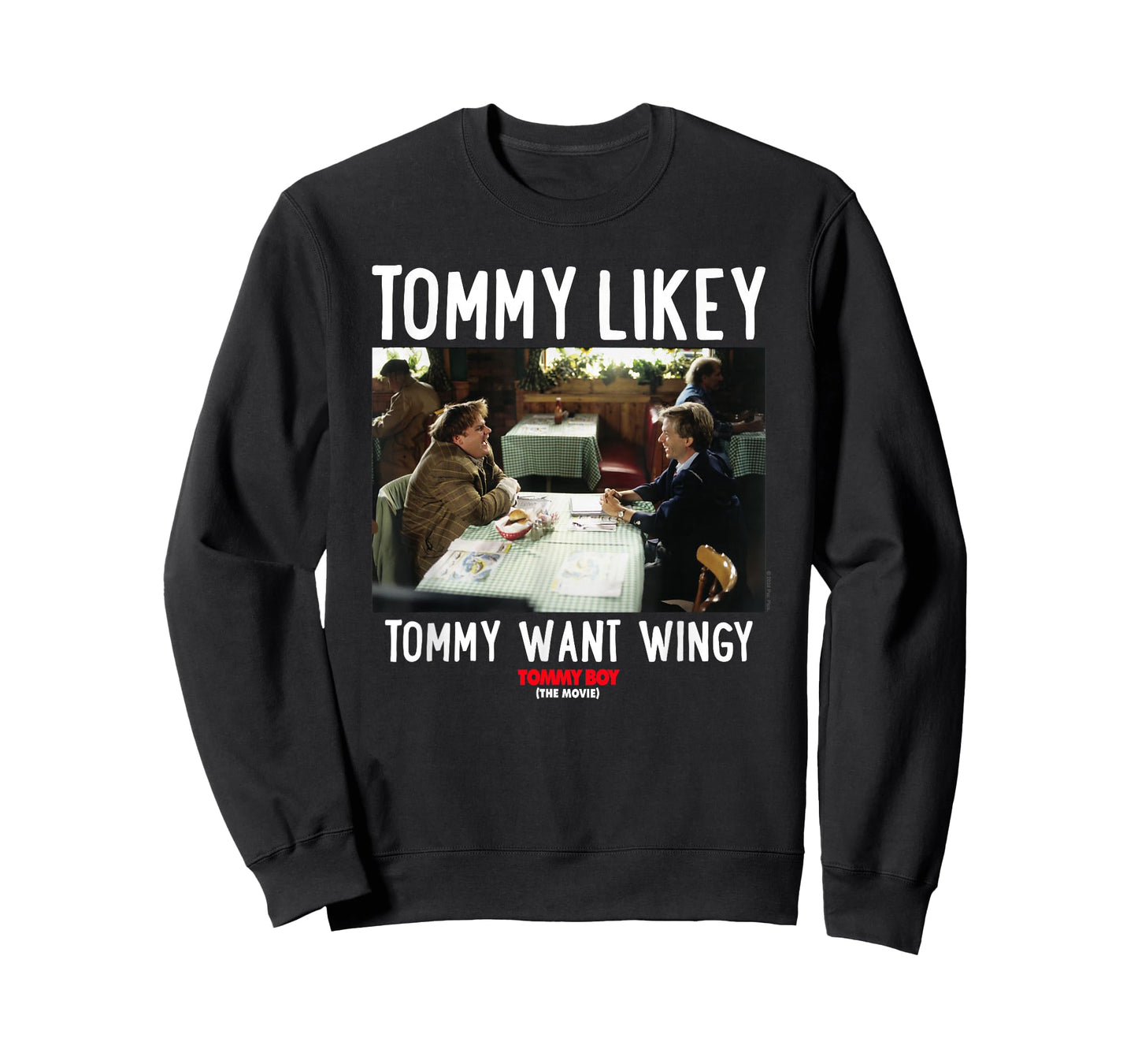 Tommy Boy Tommy Likey T-Shirt, Small, Black