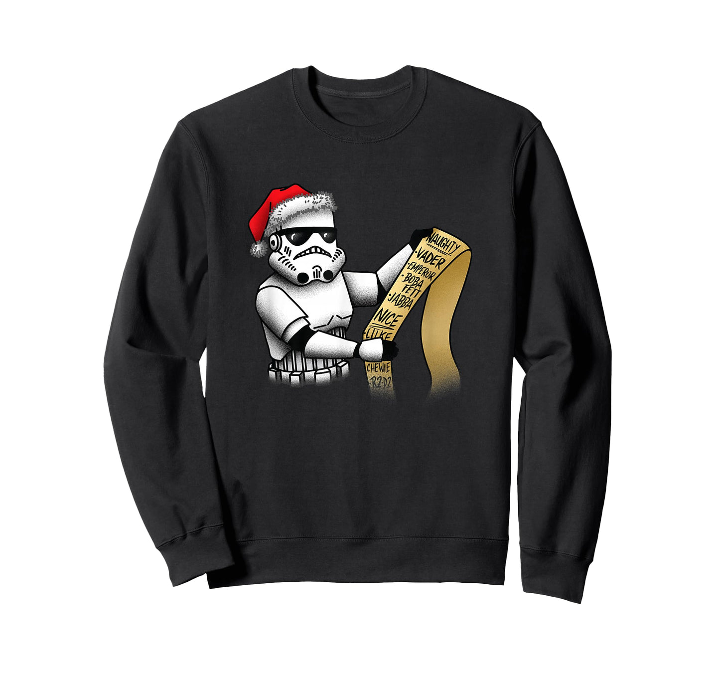 Star Wars Christmas Stormtrooper Naughty & Nice List T-Shirt