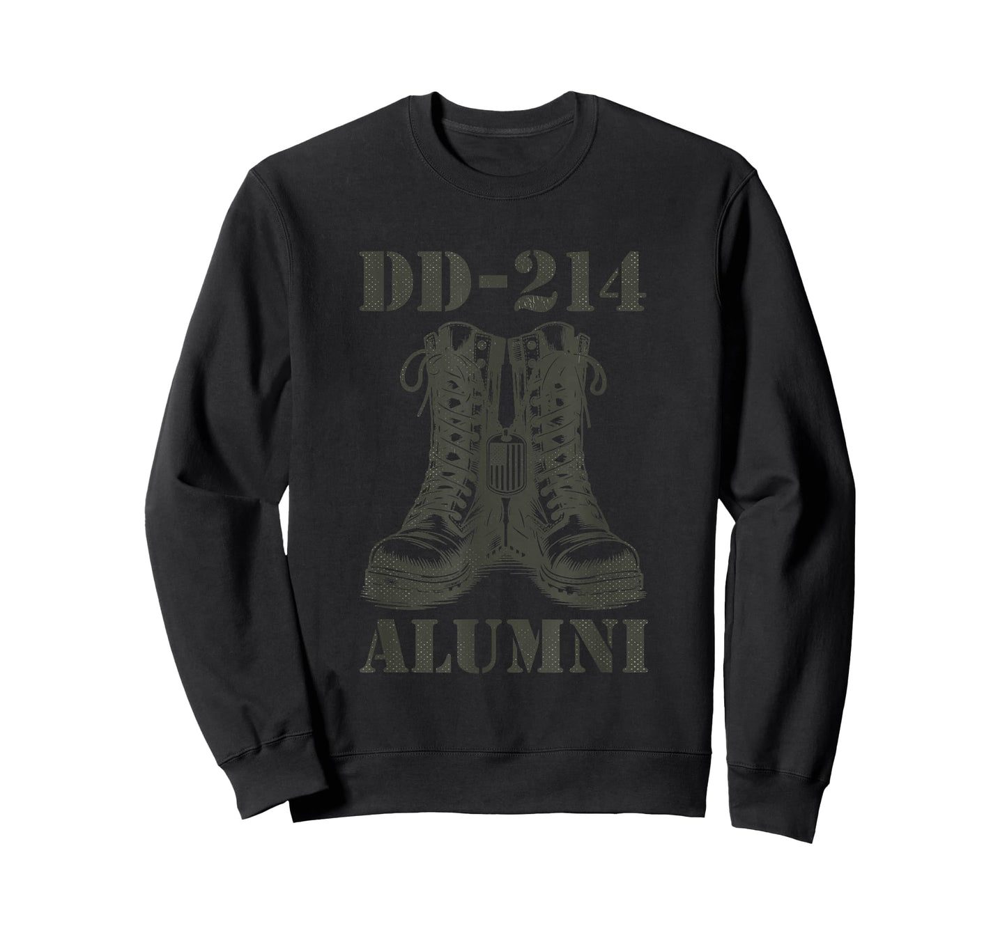 DD-214 Alumni Combat Boots Patriotic Soldier Proud Veteran T-Shirt
