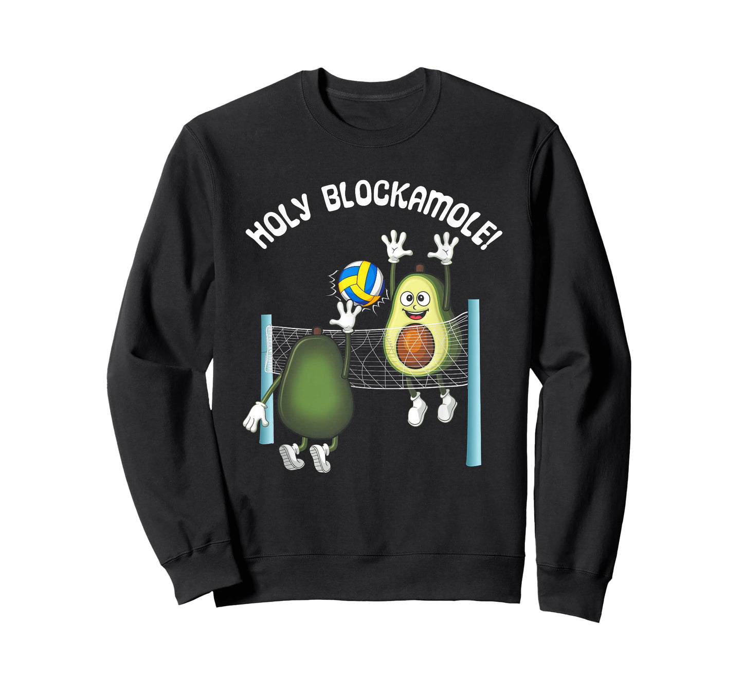 Holy Blockamole! Guacamole Player Blocker Volleyball T-Shirt