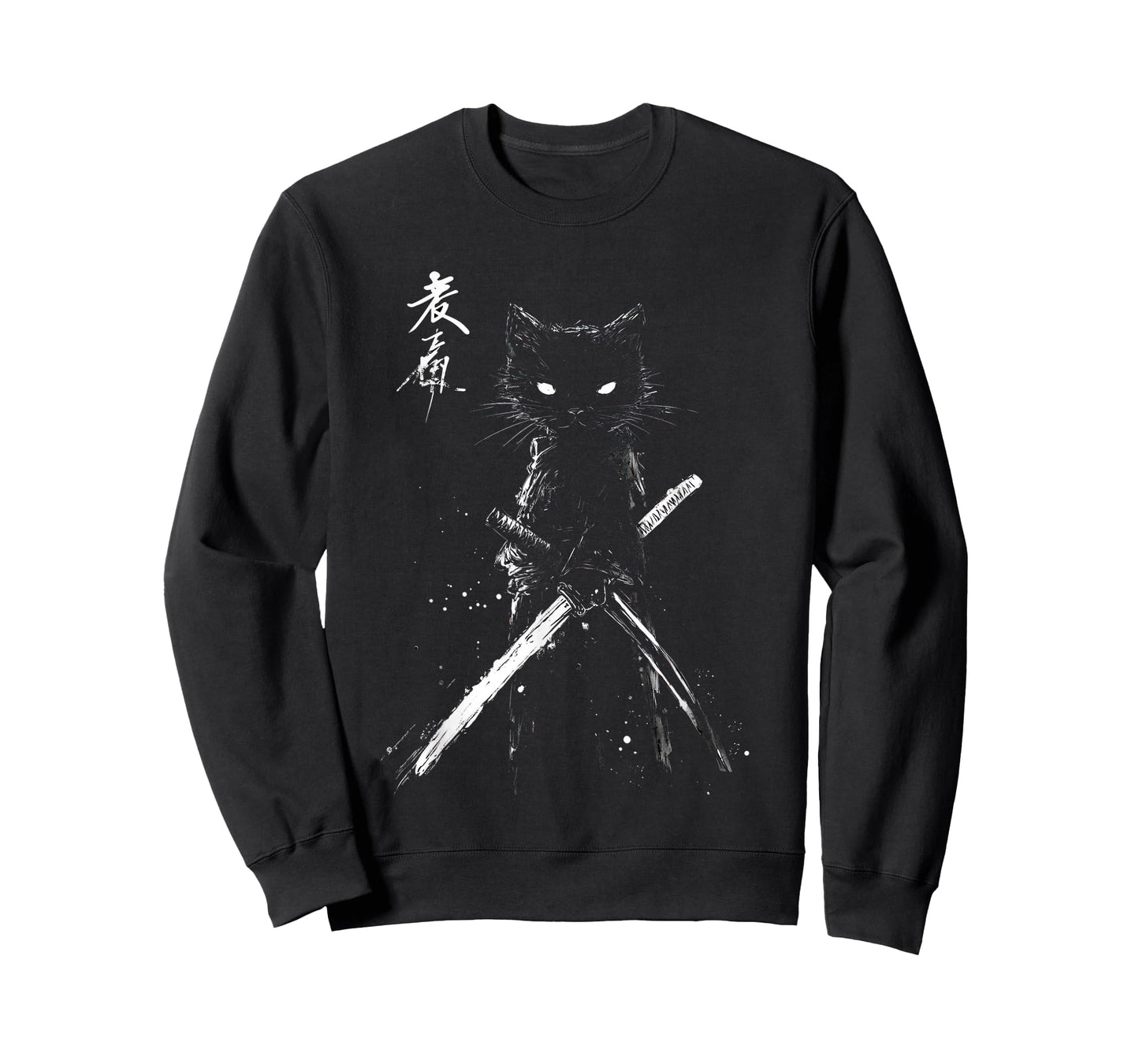 Samurai Cat Ukiyo-e Art Vintage Japanese Warrior Aesthetic T-Shirt