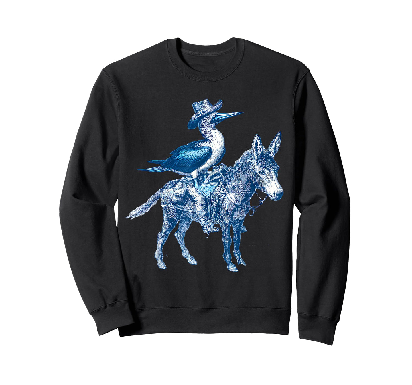 Blue Footed Booby Cowboy Vintage Cowgirl Western Country T-Shirt
