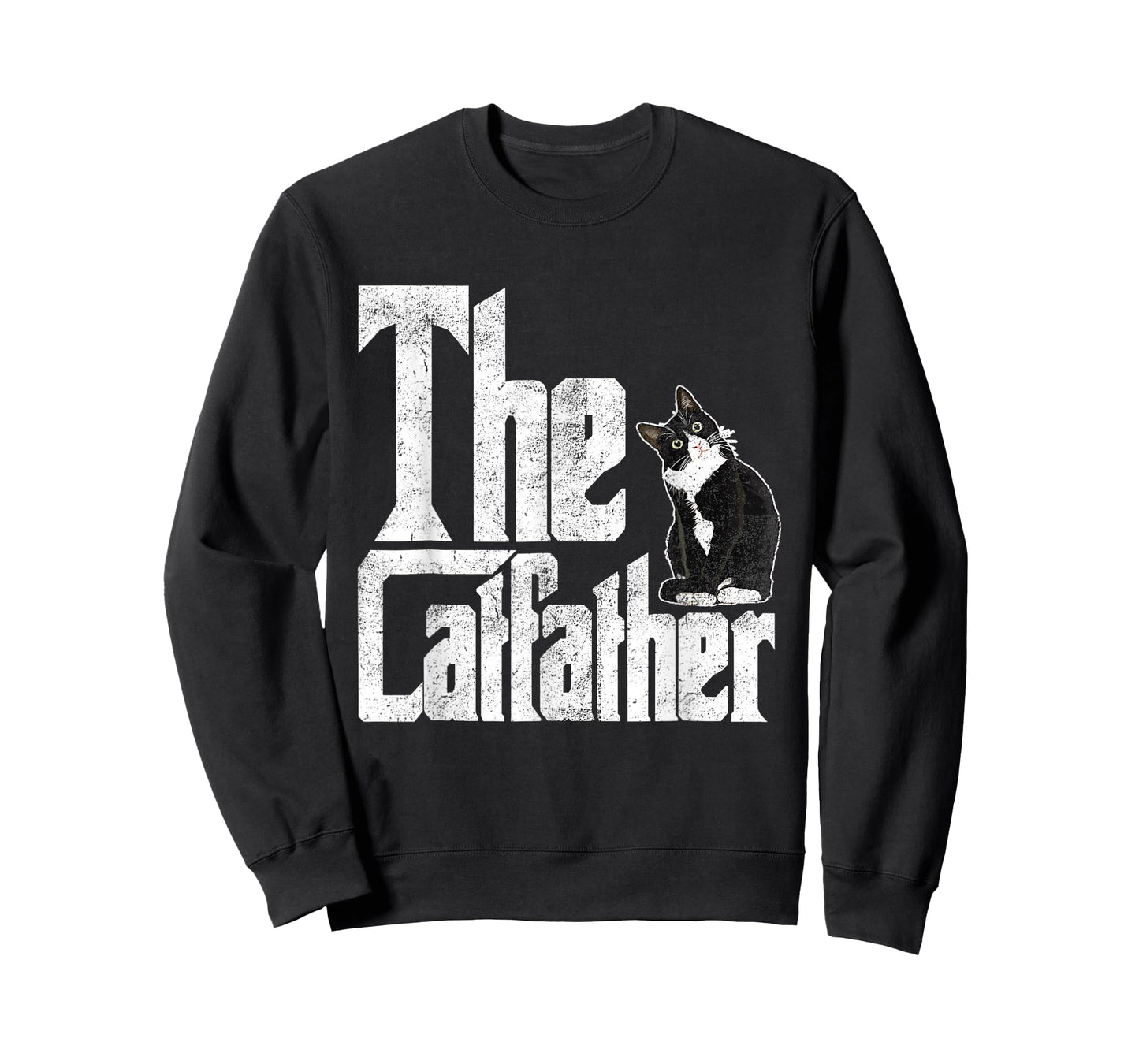 The Catfather Cat Father Mafia Funny Parody Fathers Day T-Shirt