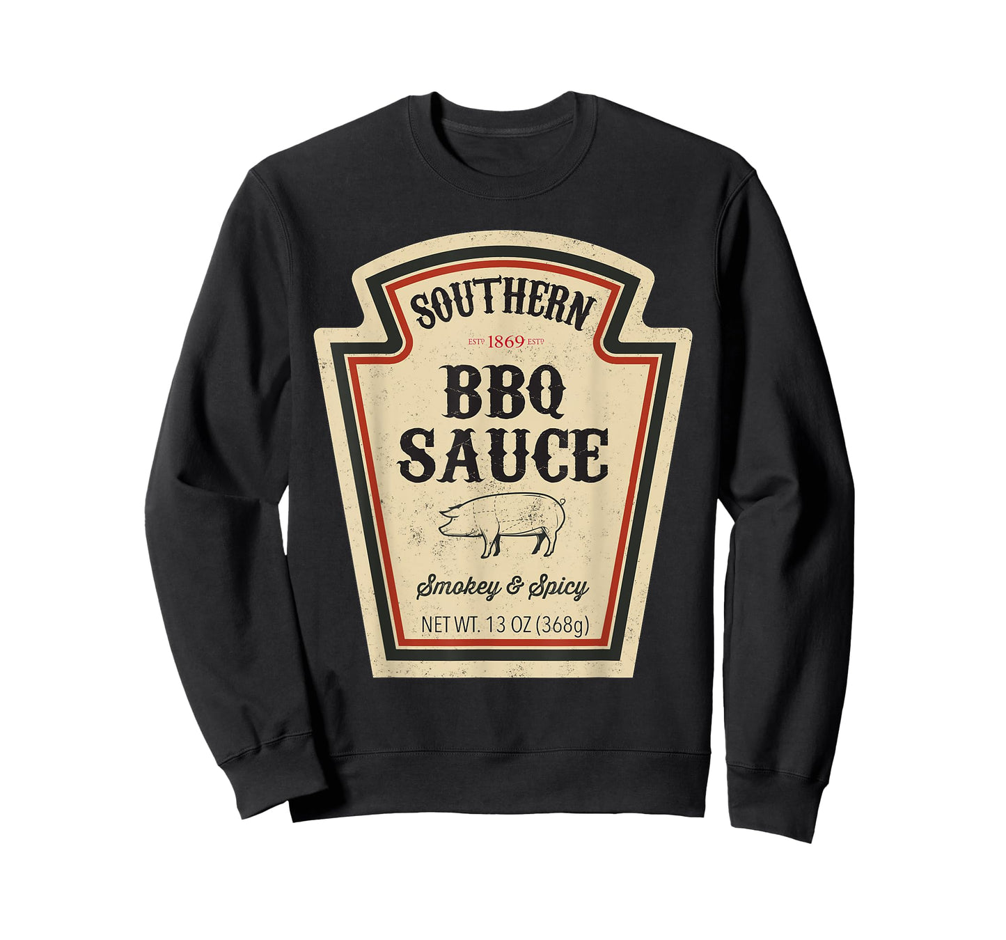 Halloween Matching Costume Southern BBQ Sauce Bottle Label T-Shirt