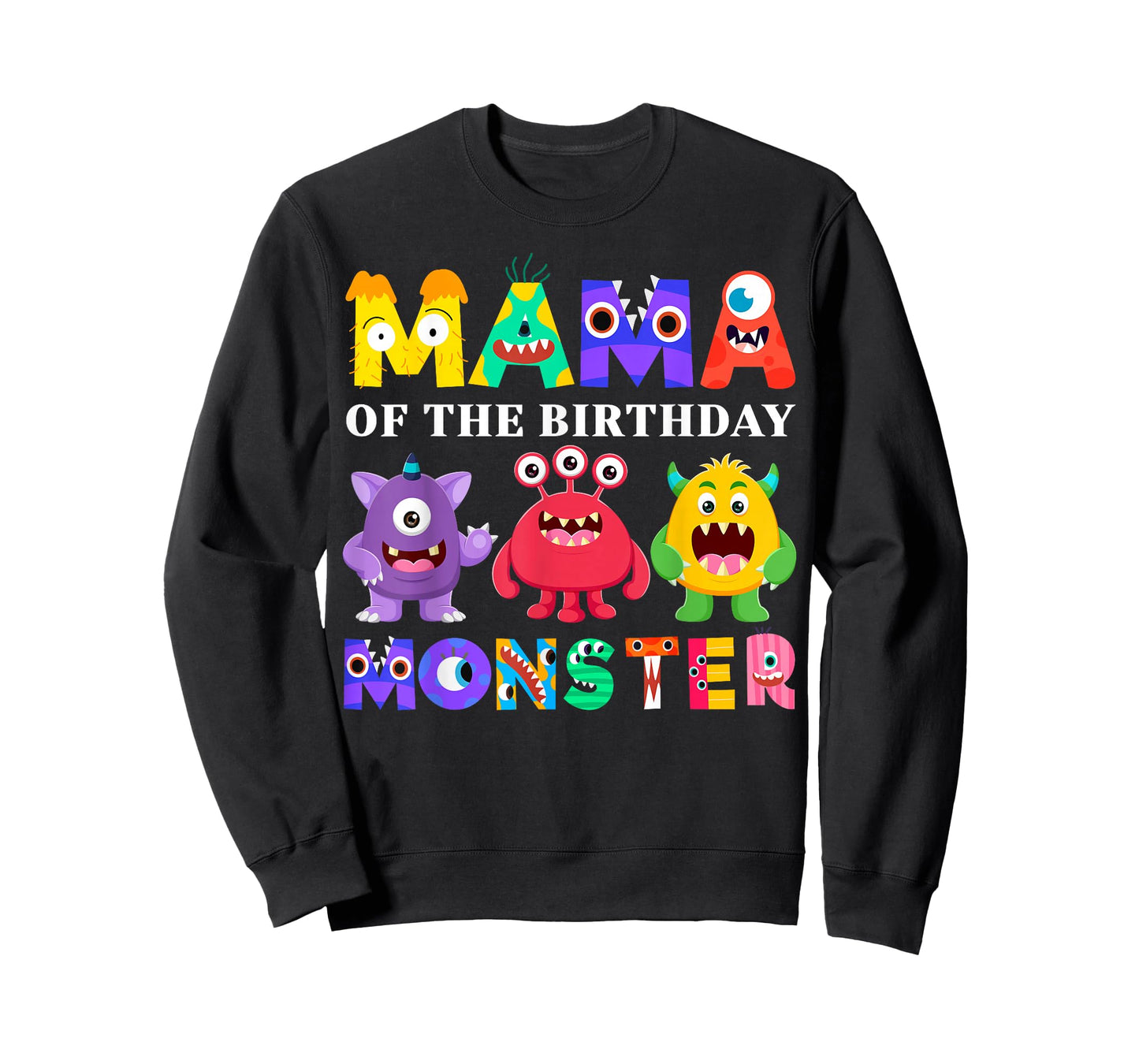 Mama Little Monster Kids 1st Birthday Party Family Monster T-Shirt