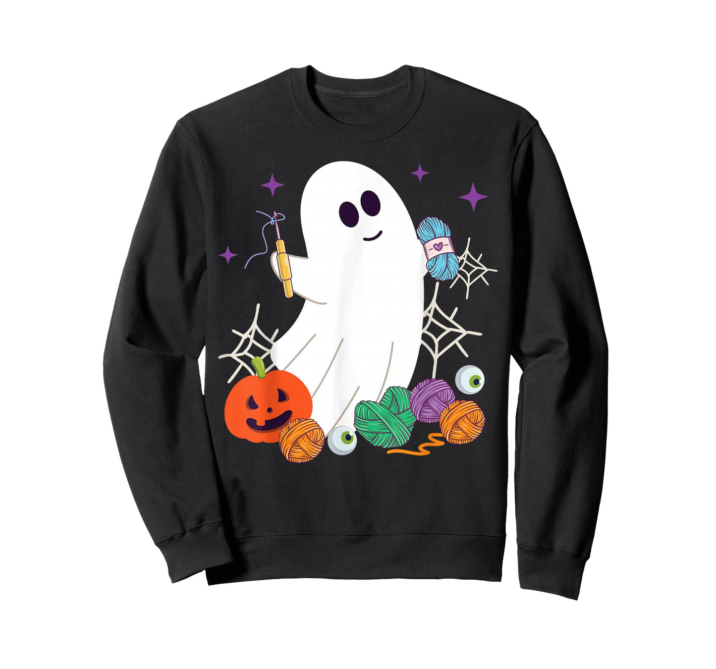 Crocheting Halloween Ghost T-Shirt