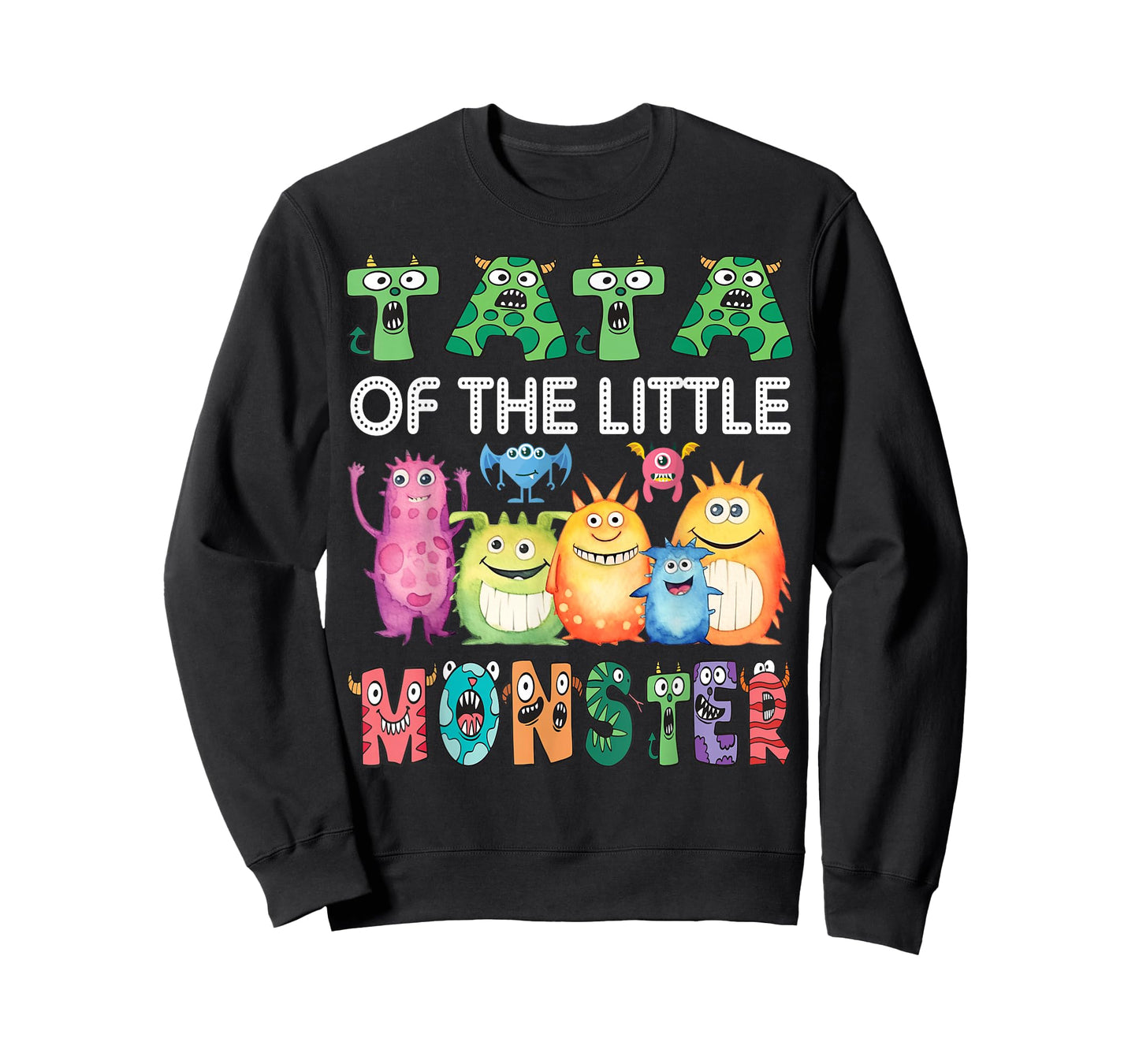 Tata Of The Little Monster Kids 1St Birthday Party T-Shirt