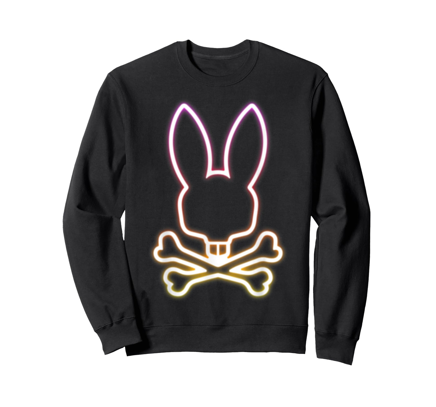 Scary Skull and Bad Crossbones Rabbit Horror Bunny T-Shirt