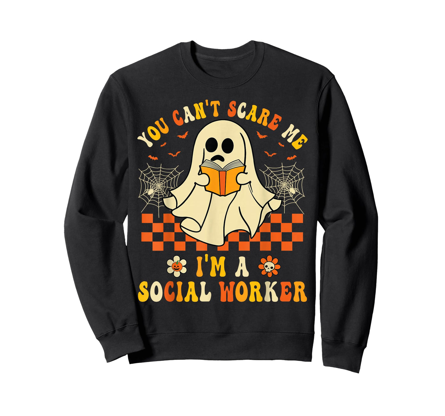 You Can't Scare Me I'm a School Social Worker Halloween T-Shirt