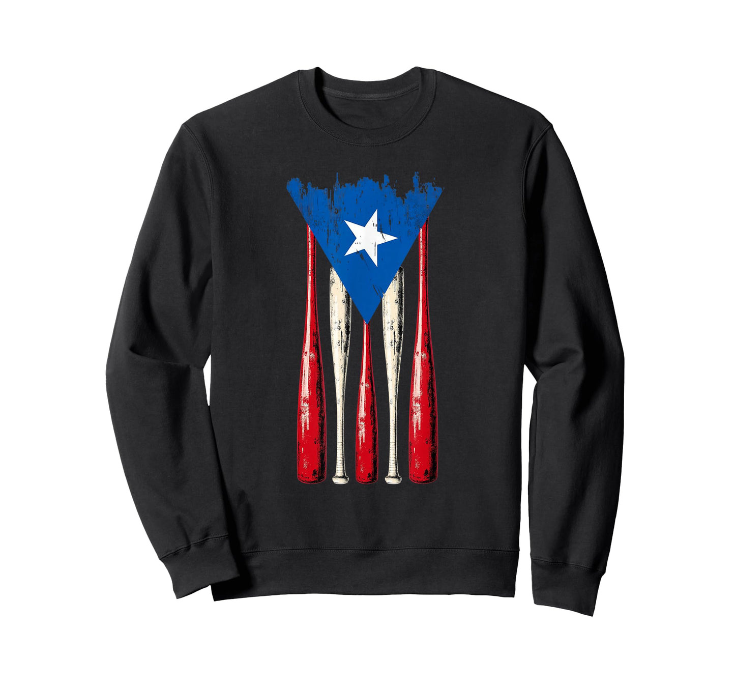 Puerto Rican Baseball Bats Puerto Rico Flag Pride Béisbol T-Shirt