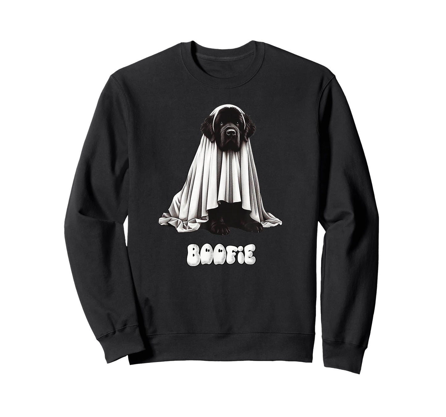 Funny Boofie Newfoundland Dog Halloween Newfie Ghost Dog Mom T-Shirt