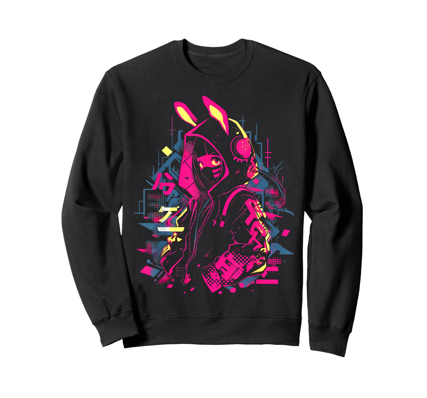 Anime Manga Cyberpunk Aesthetic Techwear Harajuku T-Shirt