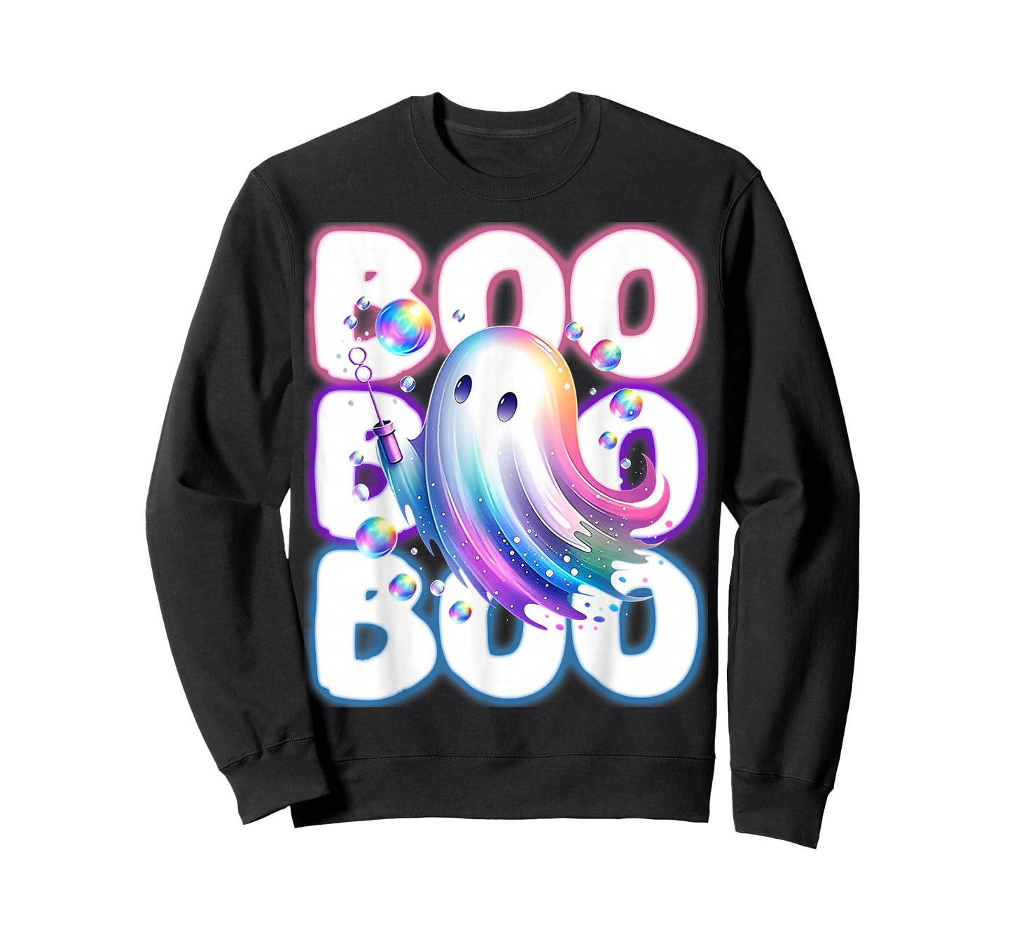 Boo Boo Boo Season Ghost Neon Coquette Halloween Boujee T-Shirt