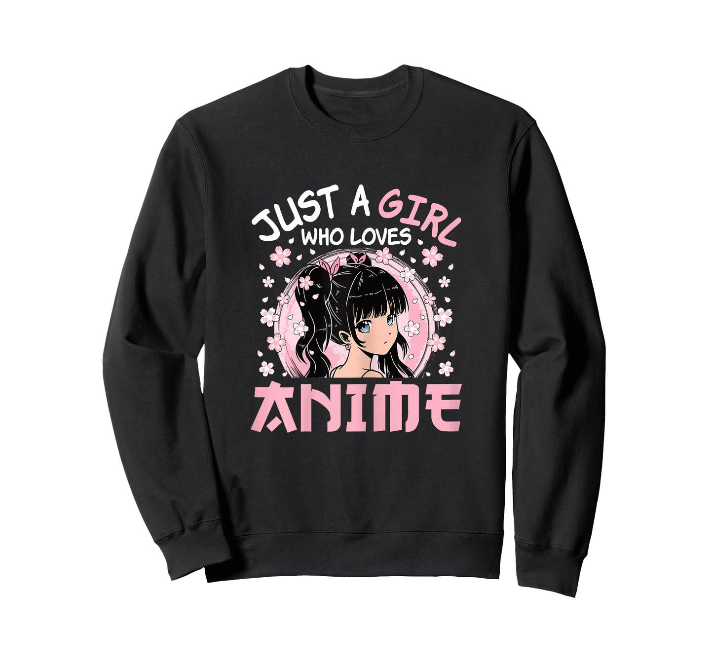 Just A Girl Who Loves Anime Cute Japanese Anime Otaku Women T-Shirt