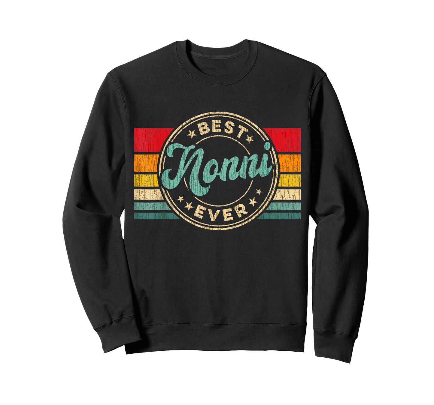 Best Nonni Ever Vintage Retro Mother's Day Gift T-Shirt