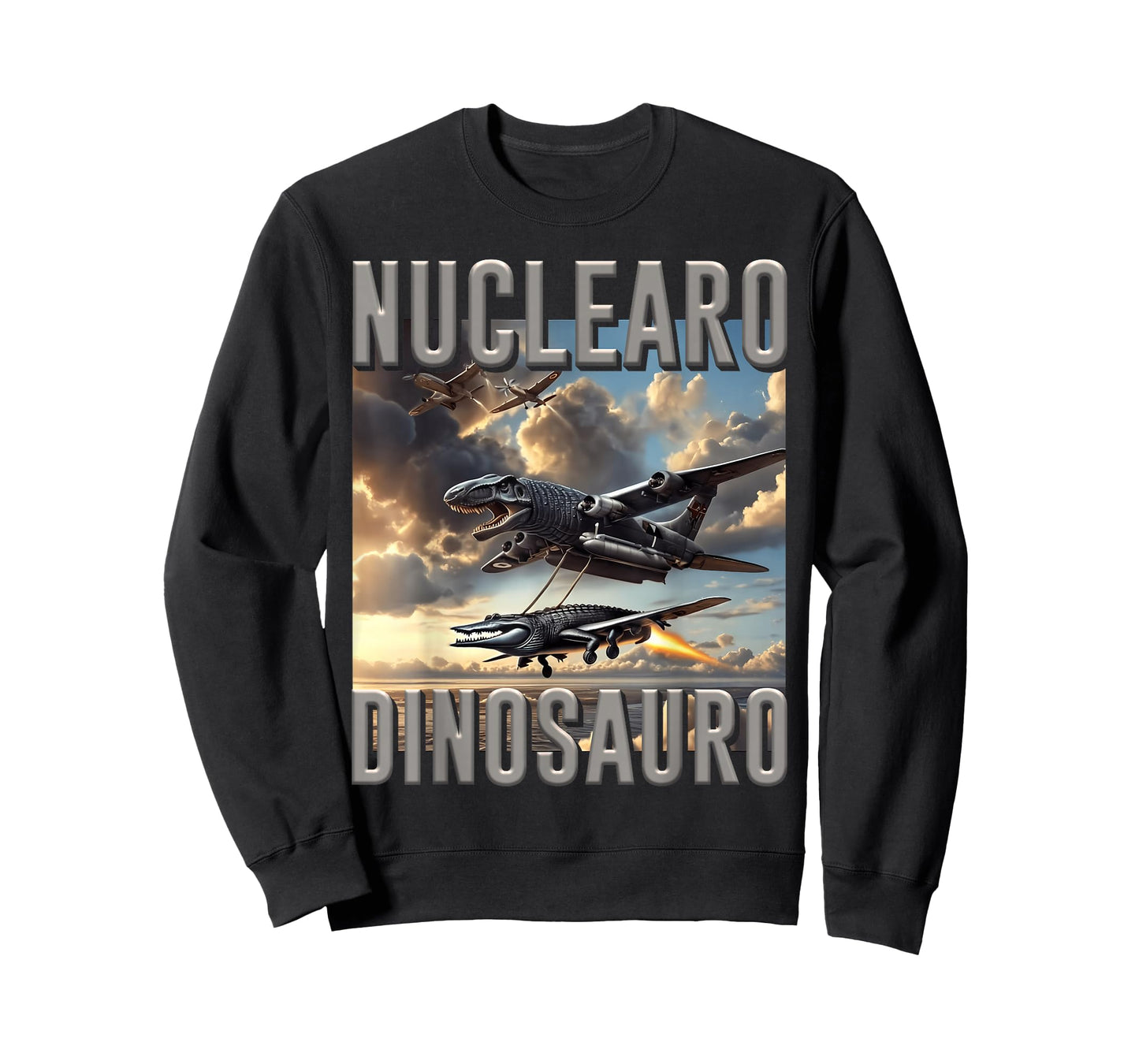 Nuclearo Dinosauro Hilarious Meme Brainrot Italian Kids T-Shirt