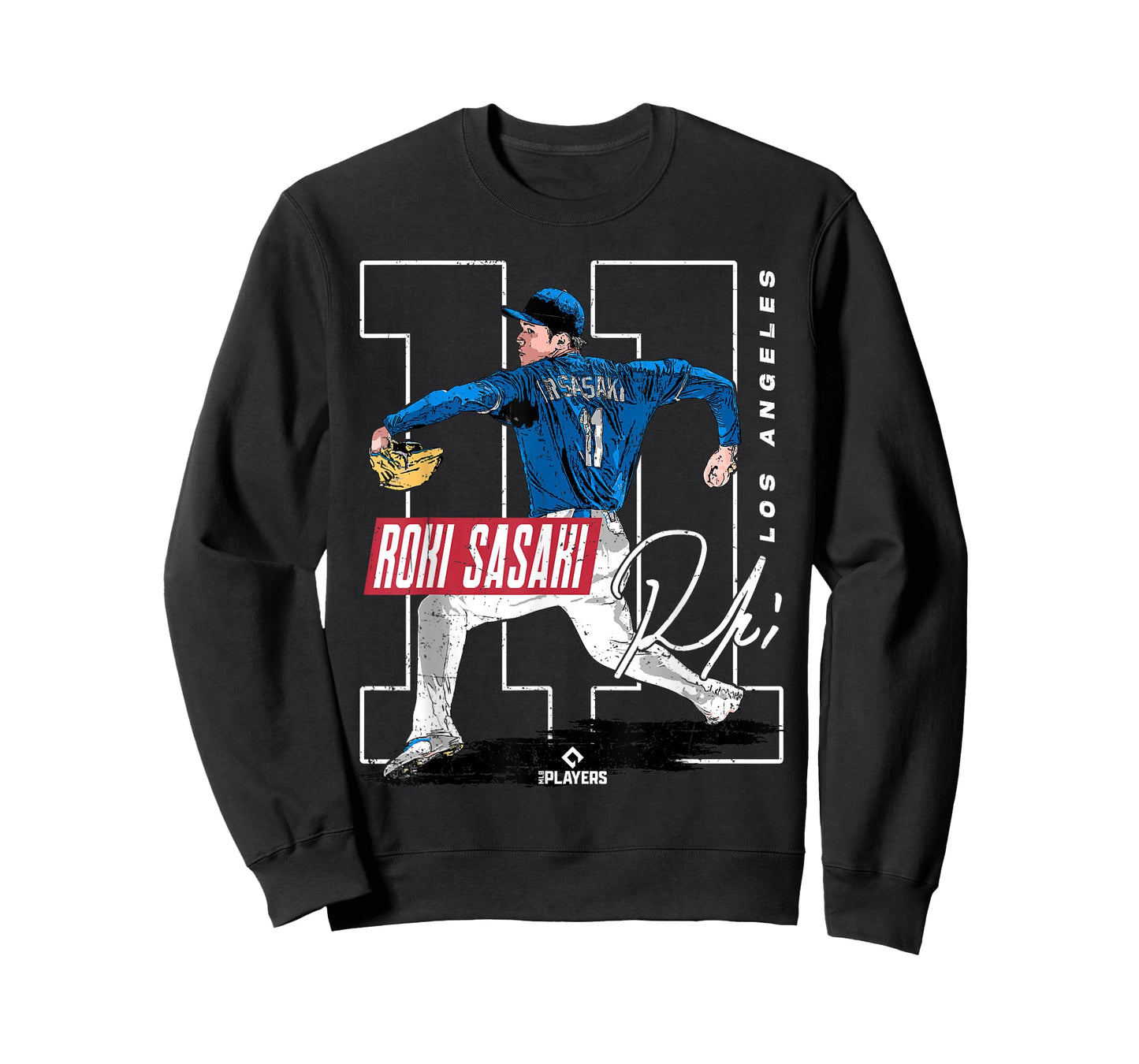 Roki Sasaki | Los Angeles D MLB Baseball Players |MLBROS202M T-Shirt