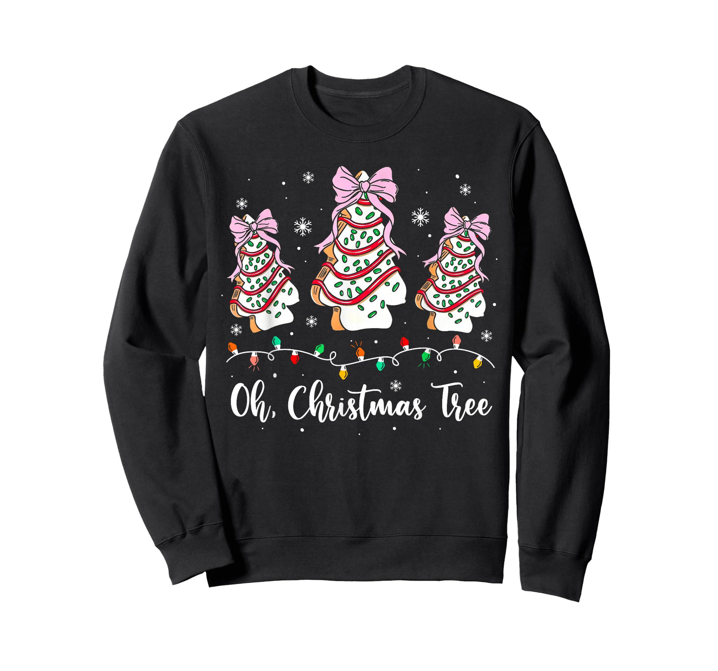 Groovy Oh Christmas Tree Cakes Debbie Beckey Jen Cake Lovers T-Shirt