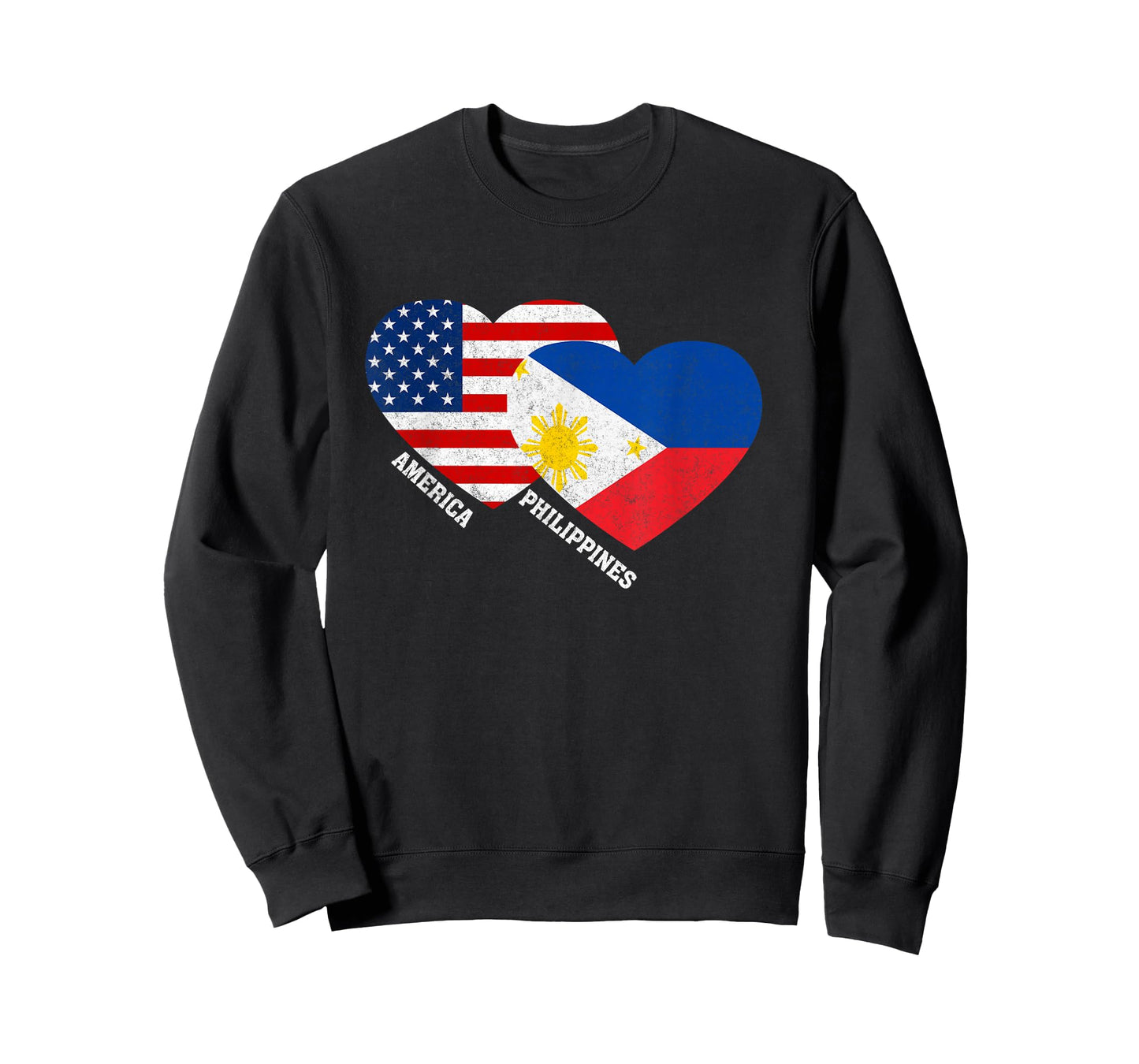Philippines Flag Shirt Filipino American Pride Vintage T-Shirt
