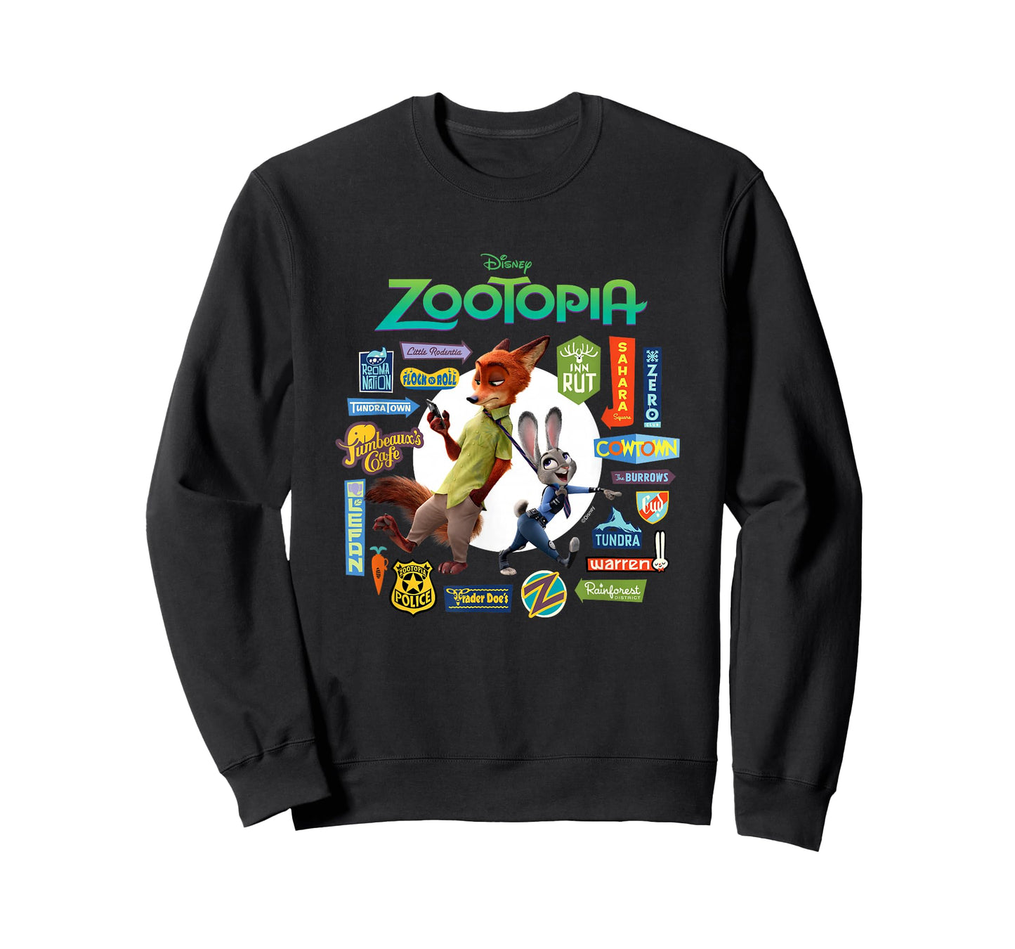 Zootopia - Nick and Judy Signs T-Shirt