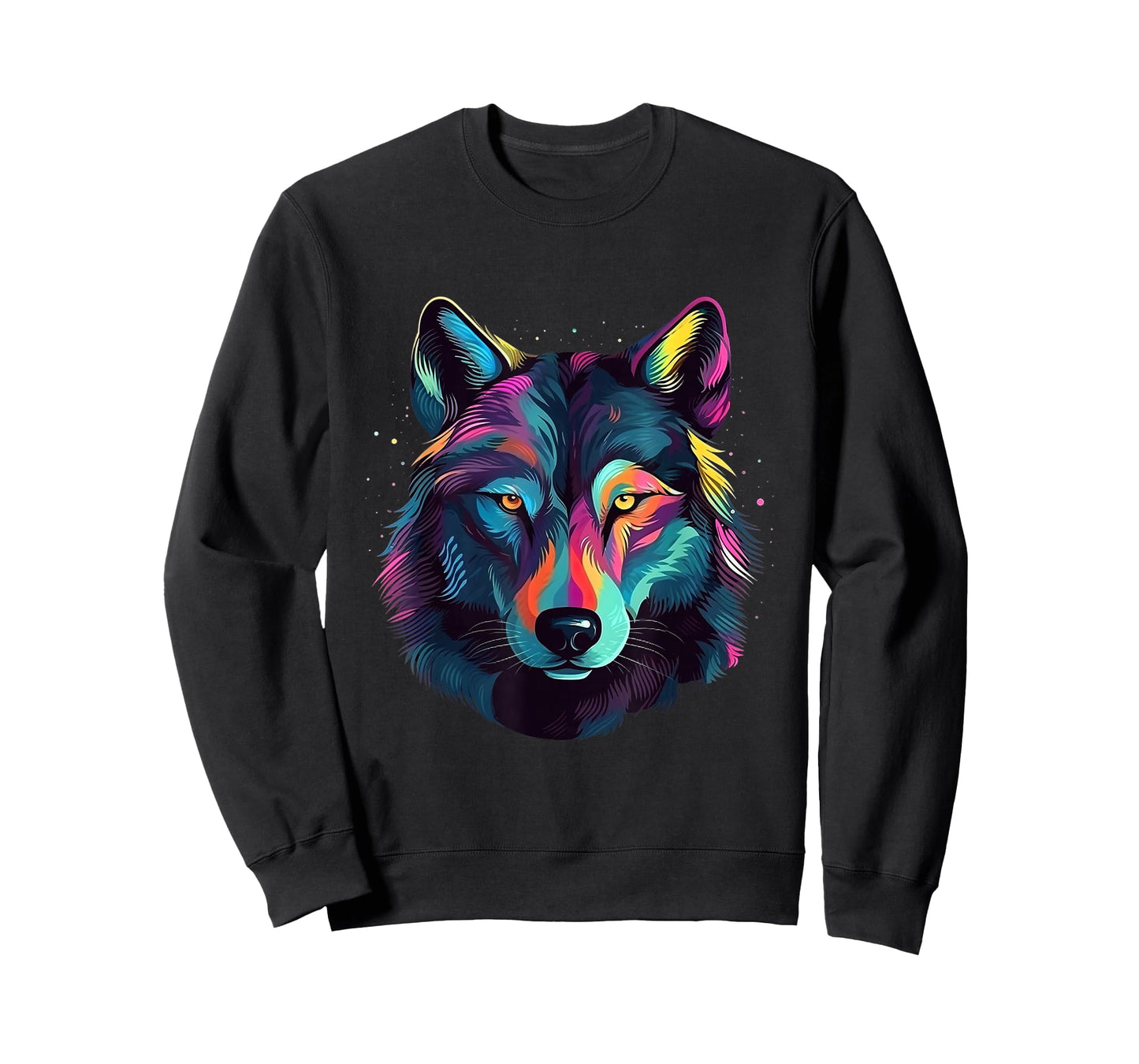 Wolf Pop Art Colorful Art Wolf Lover T-Shirt