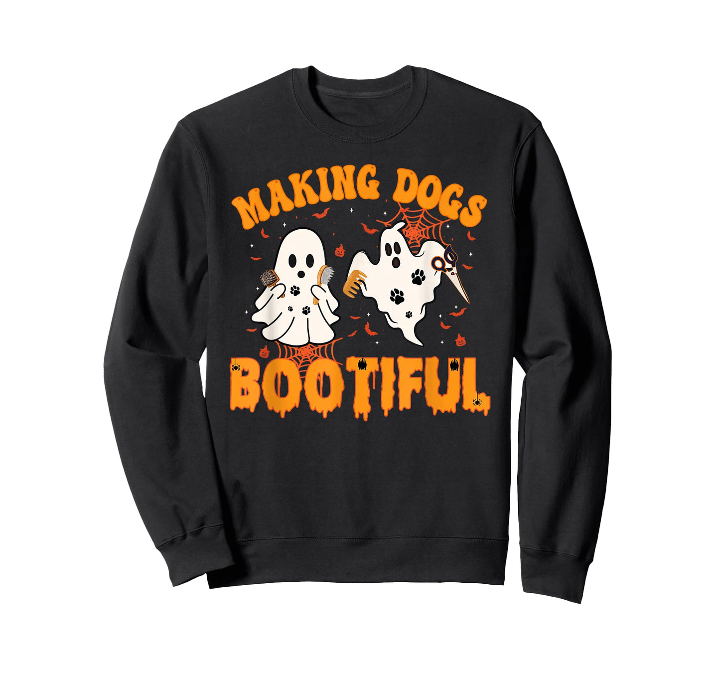 Making Dogs Bootiful Cute Dog Groomer Pet Grooming Halloween T-Shirt