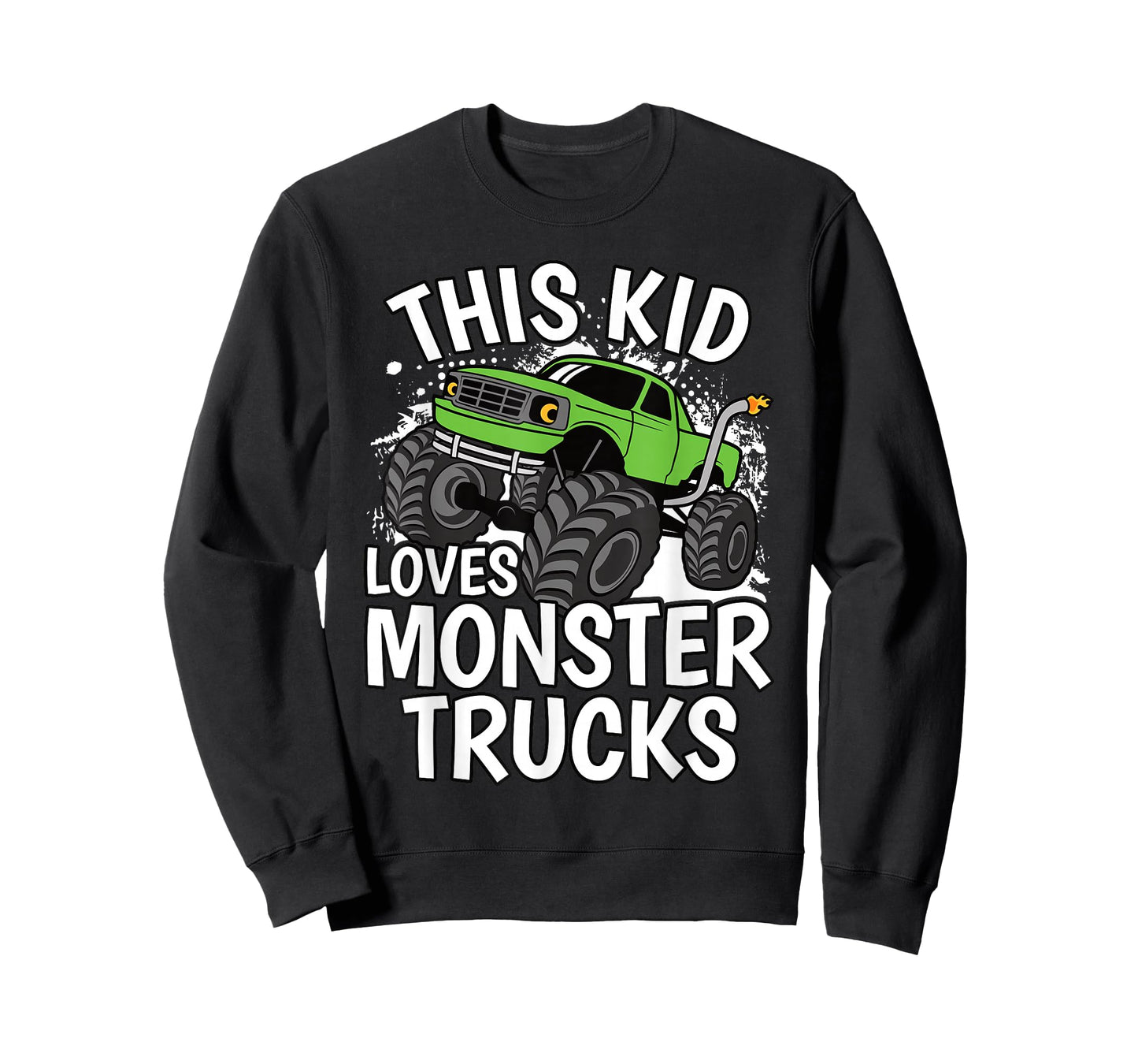 This Kid Loves Monster Trucks Funny Boys Girls Kids T-Shirt