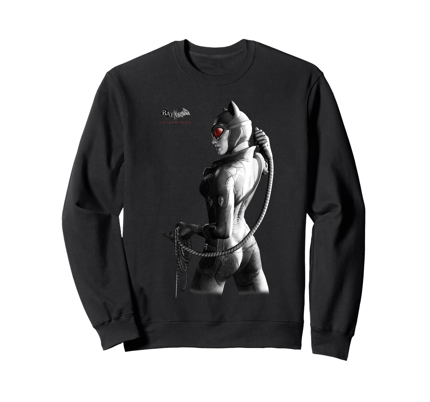 Batman: Arkham City Catwoman Distressed Villain Poster T-Shirt