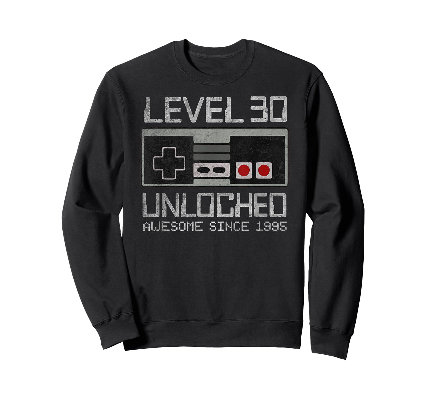 Level 30 Unlocked 30th Birthday 30 Year Old Video Gamer Man T-Shirt