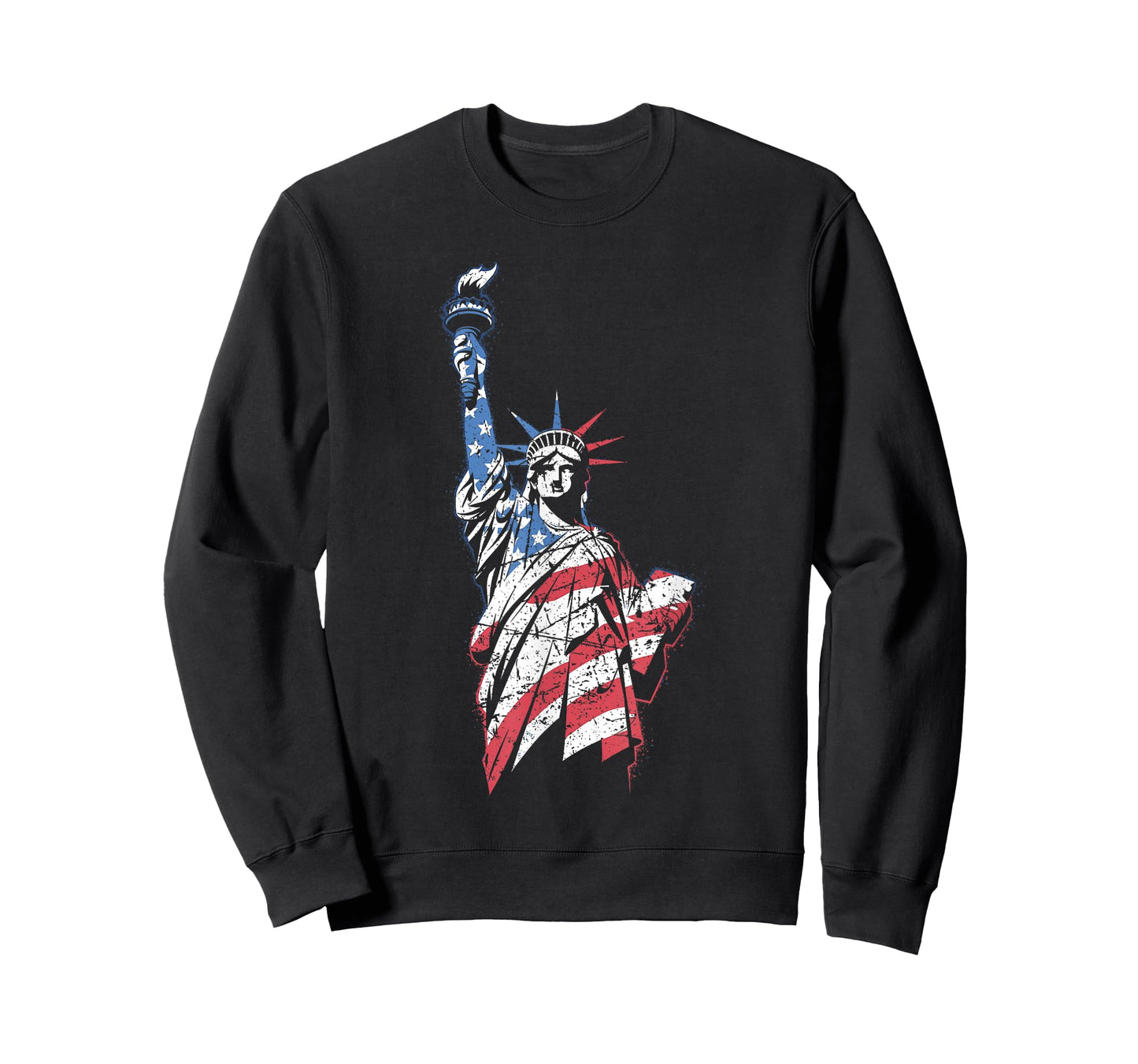 Statue of Liberty American Pride Independence Day Art T-Shirt
