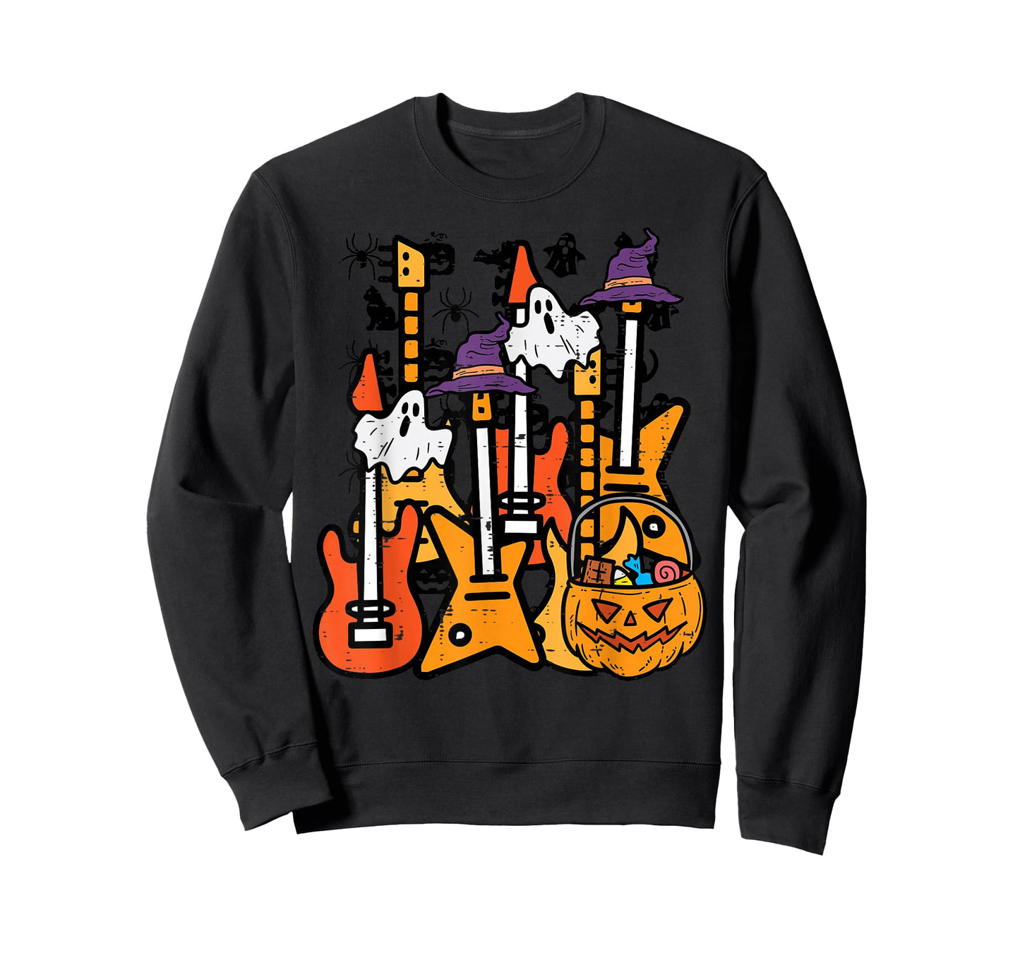 Halloween Rocker Guitars Rock Costume Men Boys Kids Youth T-Shirt