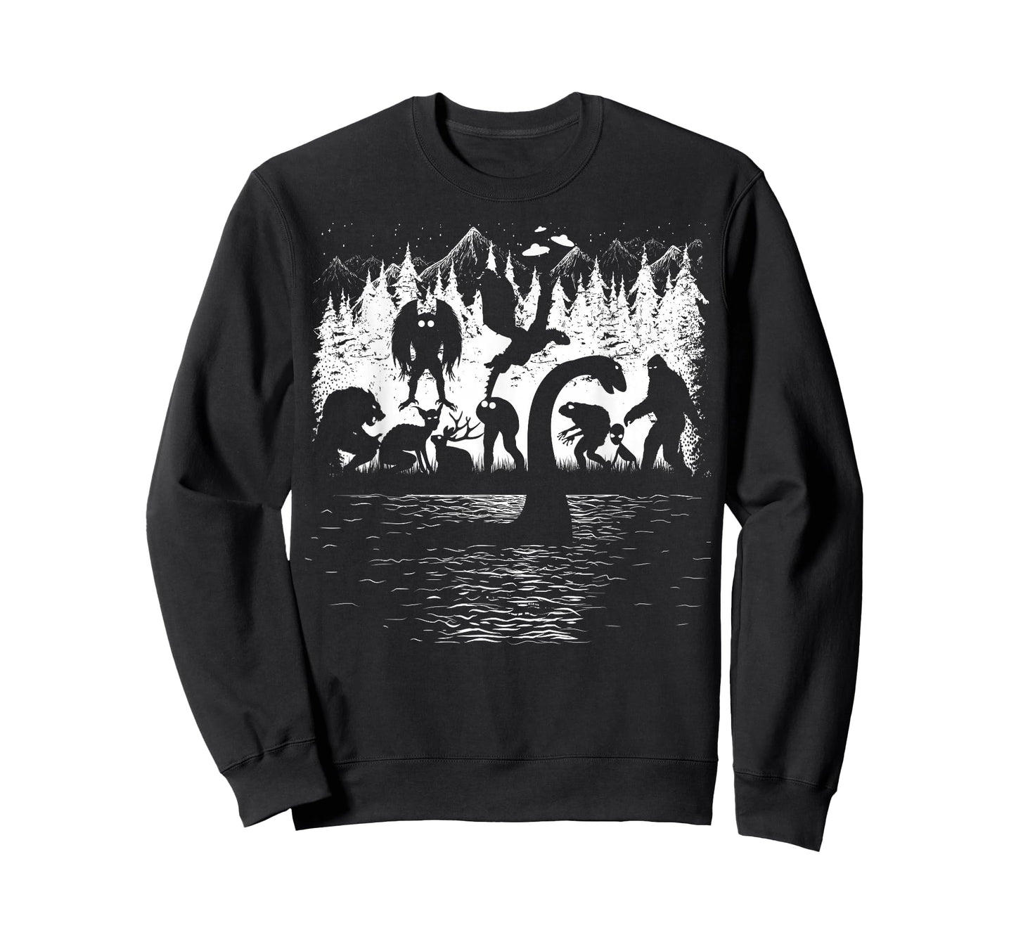 Bigfoot Loch Ness Monster Mothman Alien Others Funny Cryptid T-Shirt