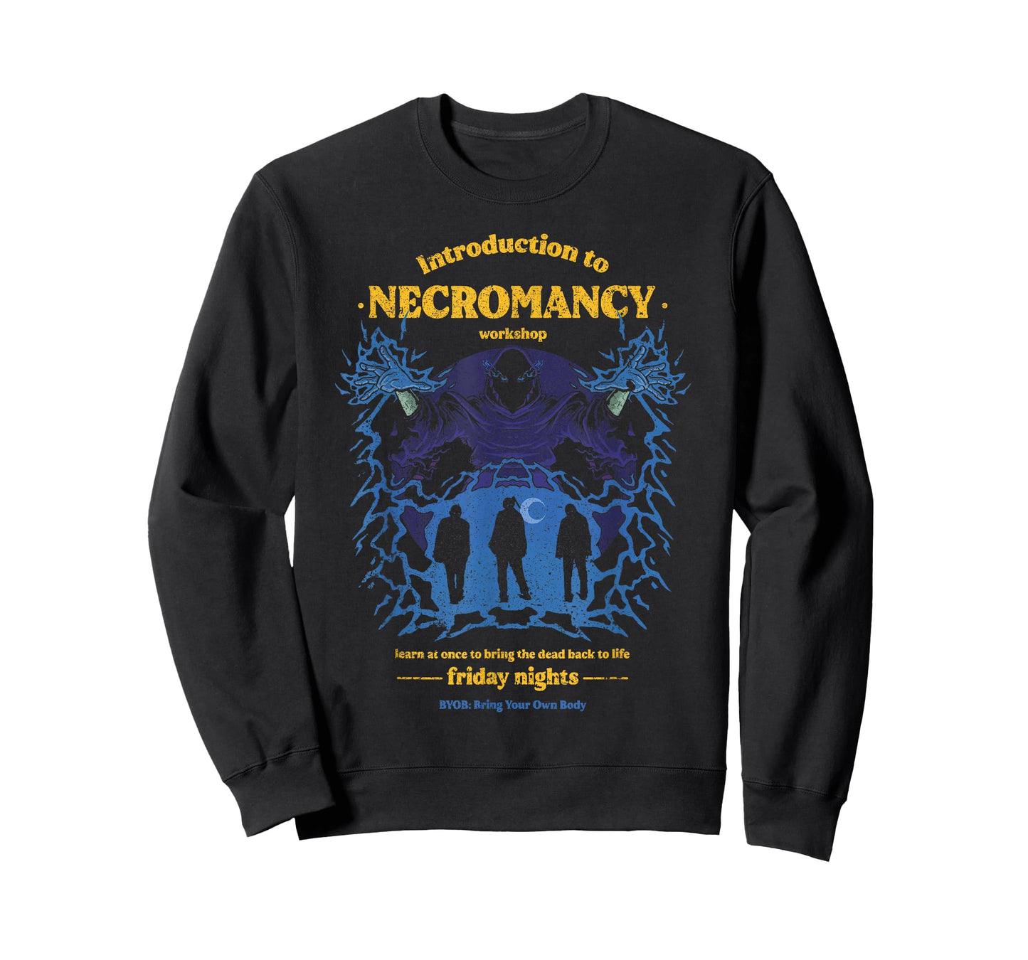 Necromancy Workshop Supernatural Pagan Occult Necromancer T-Shirt