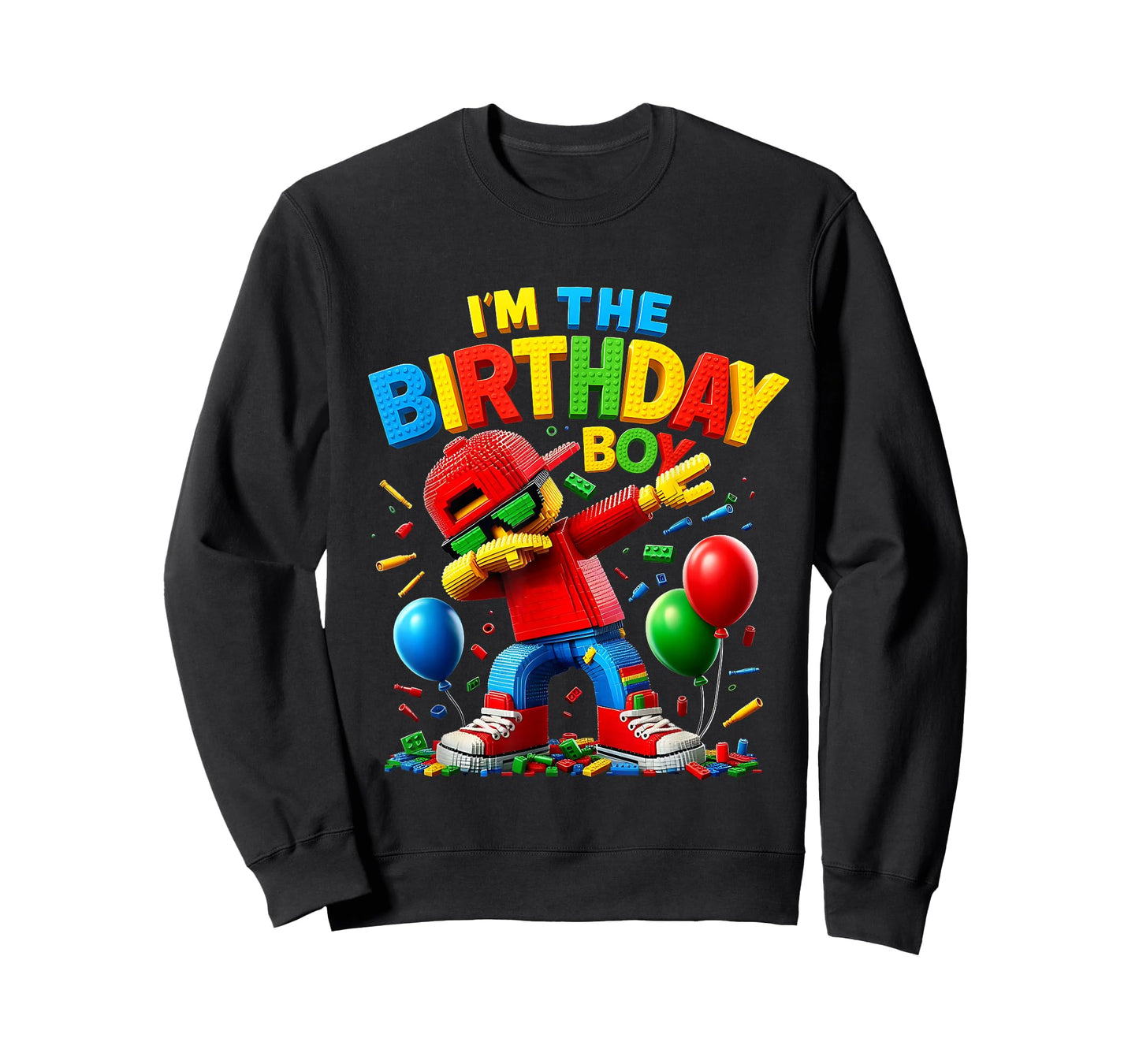 Builder Gamer Building Blocks Bruh Birthday Brick T-Shirt