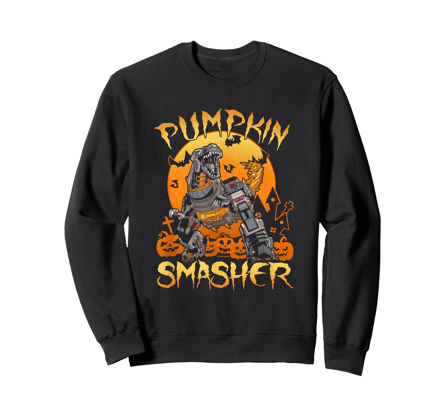 Transformers Evergreen Halloween Grimlock Pumpkin Smasher T-Shirt