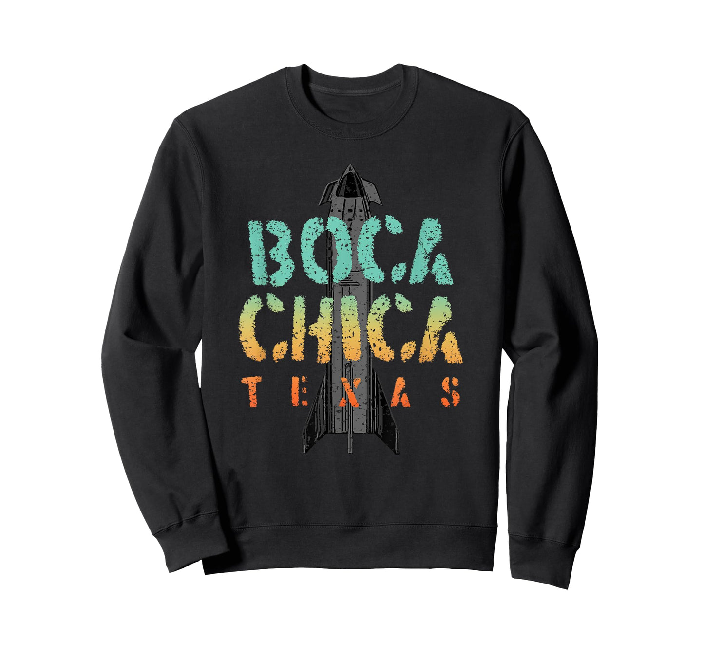 Boca Chica Texas Starship Cool Retro T-Shirt
