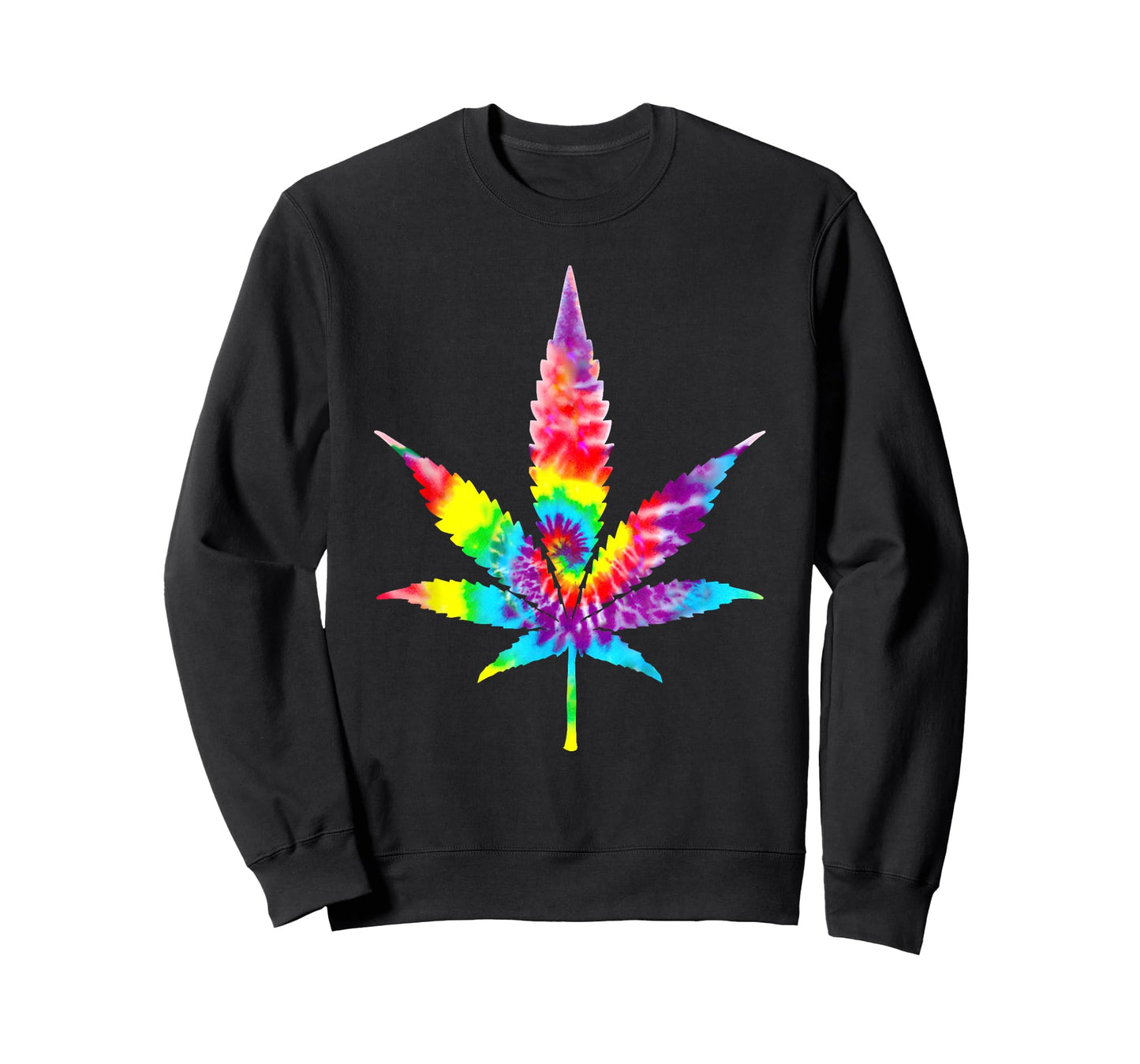 Tie Dye Weed Magic Mushrooms Cannabis 420 Trippy Hippie Gift T-Shirt