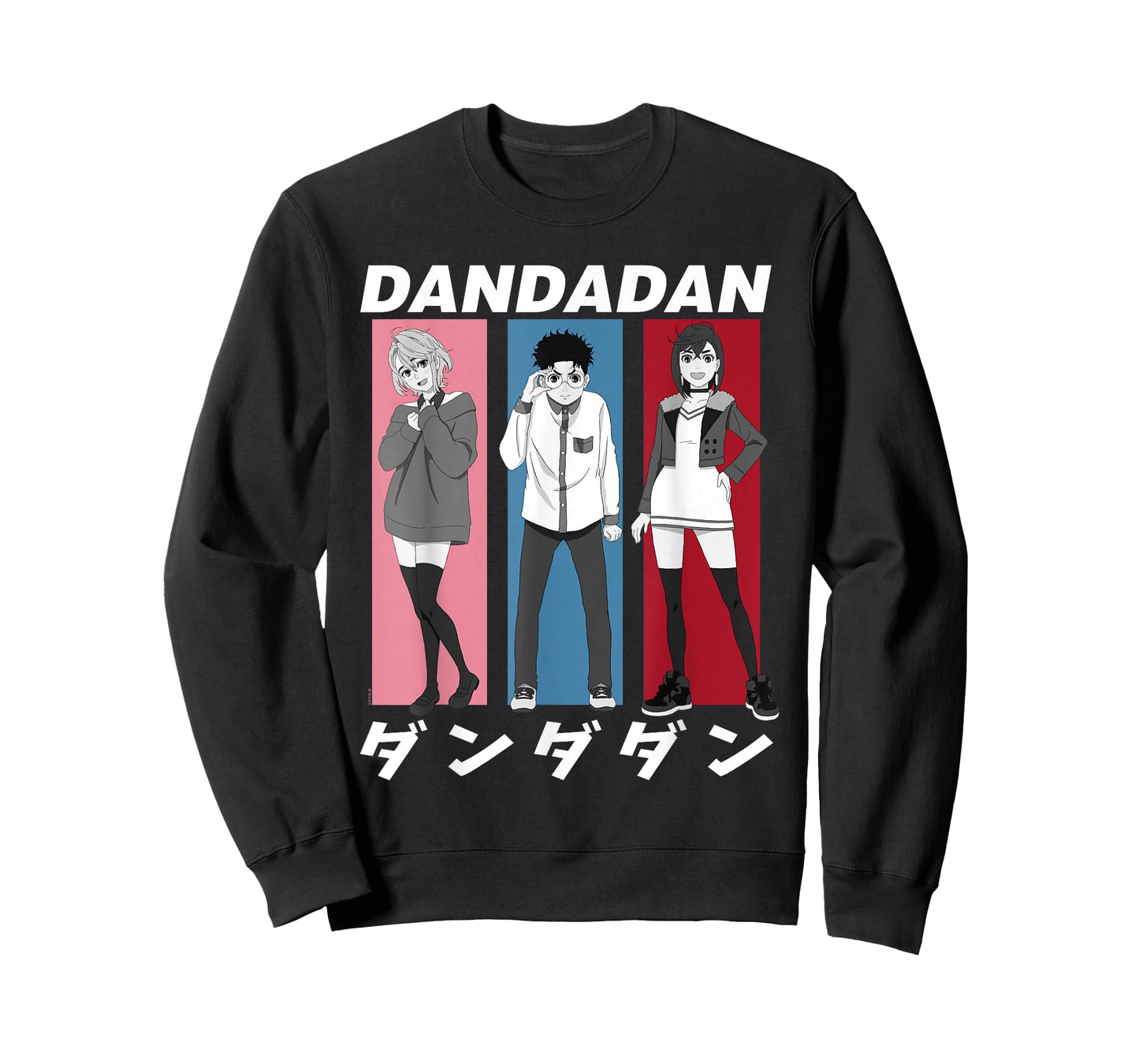 Dan Da Dan Momo Okarun Aira Colored Frames Anime T-Shirt