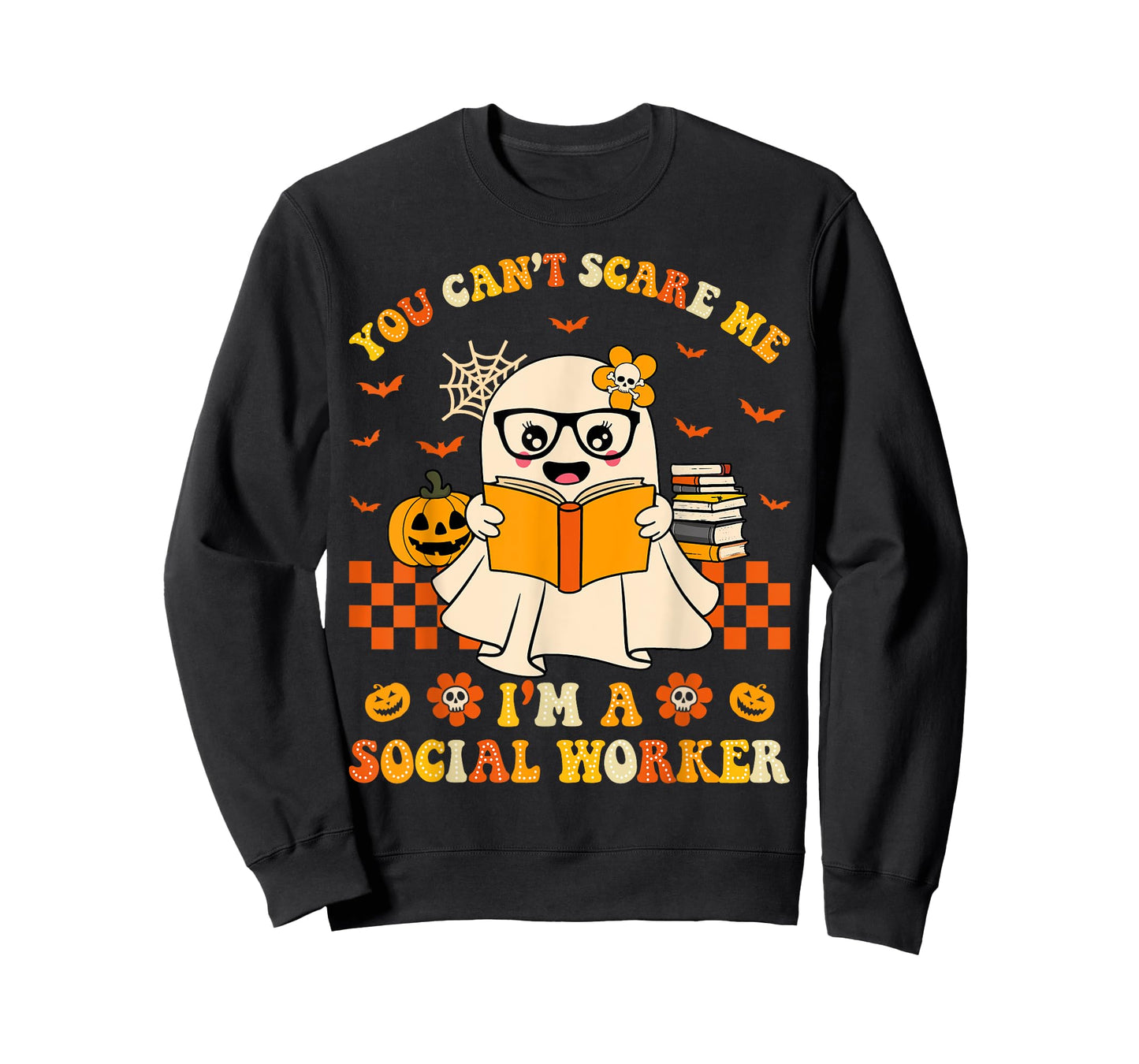 You Can't Scare Me I'm a School Social Worker Halloween T-Shirt