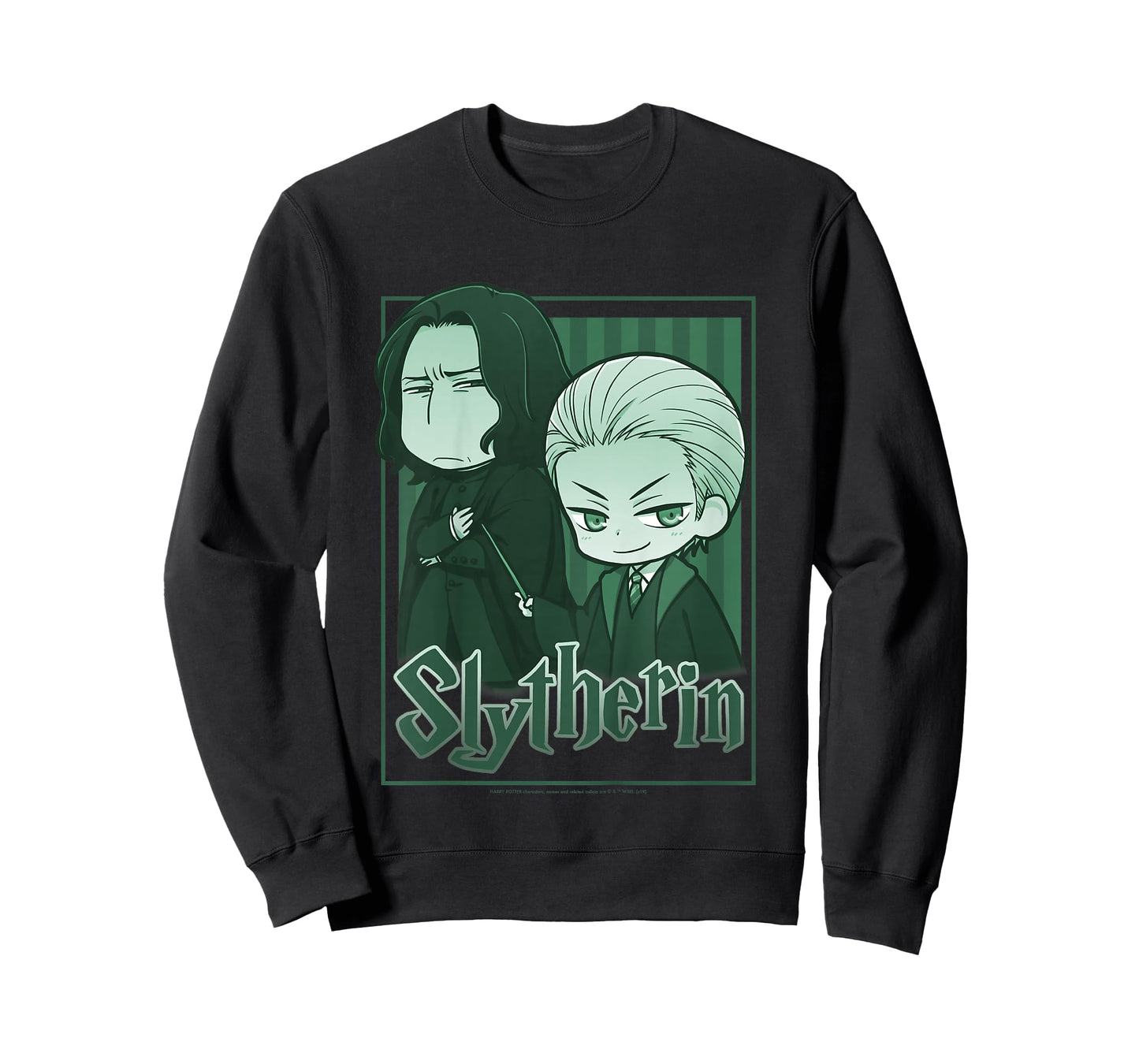 Kids Harry Potter Slytherin Snape & Draco Anime T-Shirt