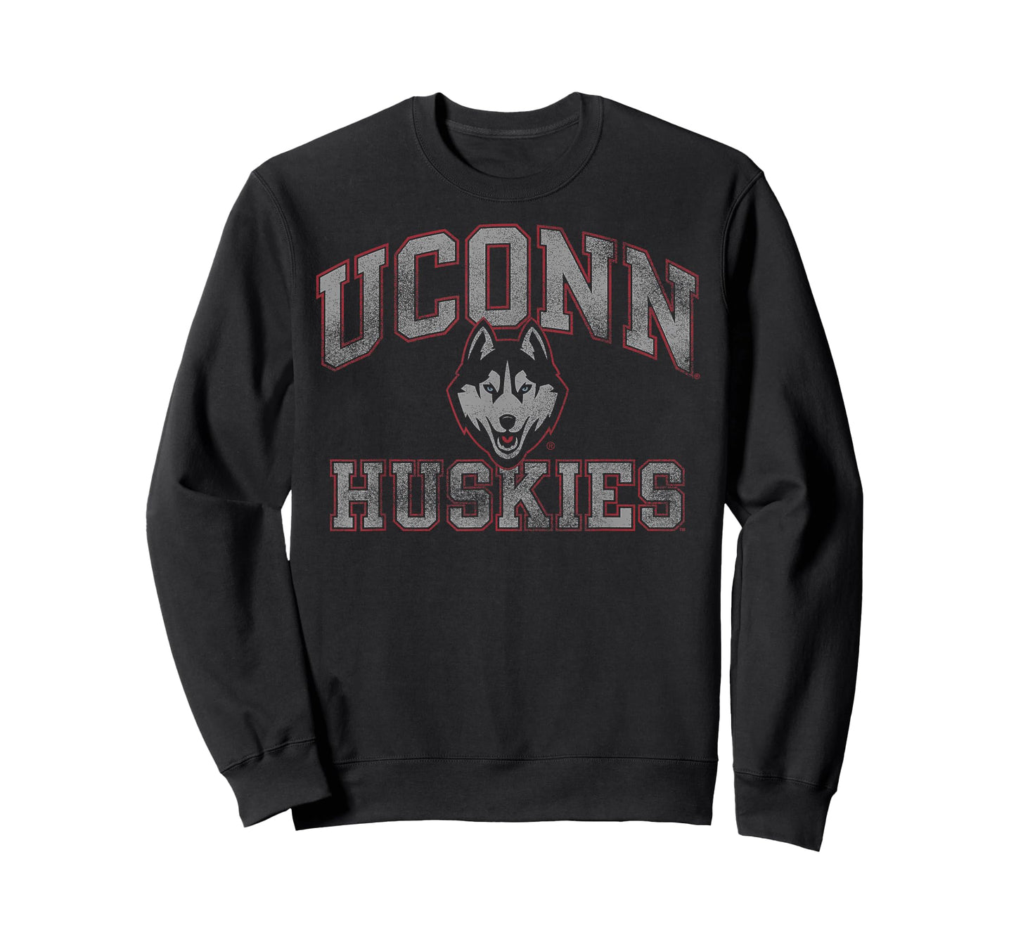 Connecticut Huskies Vintage Worn Navy Officially Licensed T-Shirt