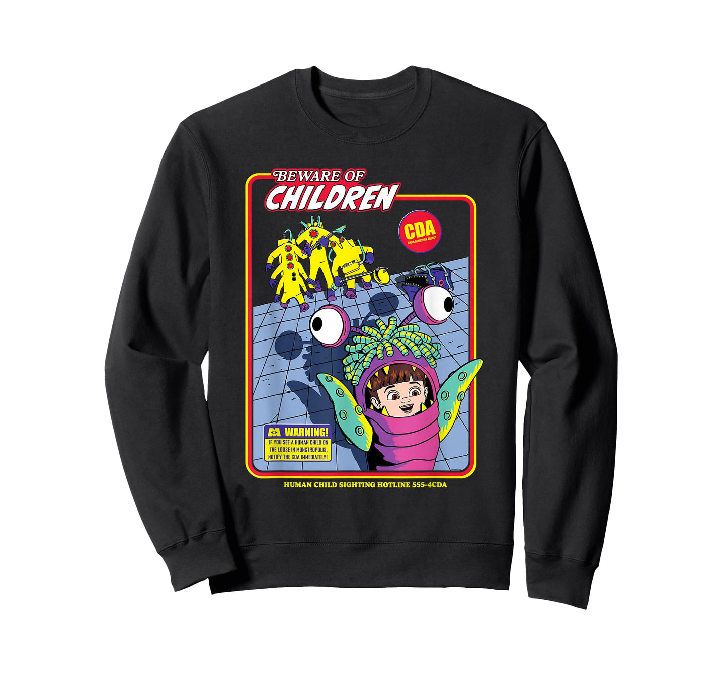 Disney and Pixar’s Monsters, Inc. CDA Beware of Children T-Shirt